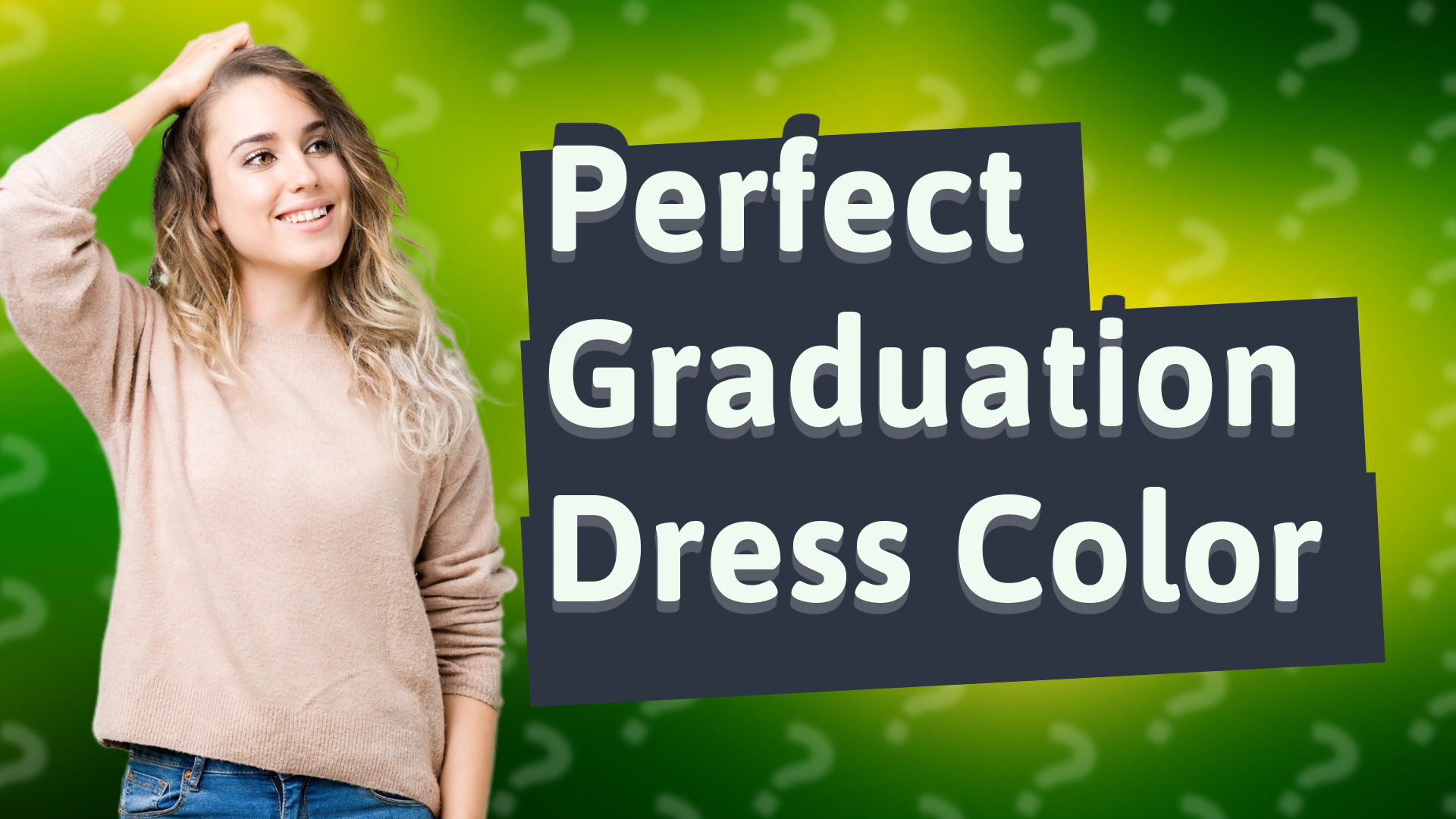 Perfect Graduation Dress Color