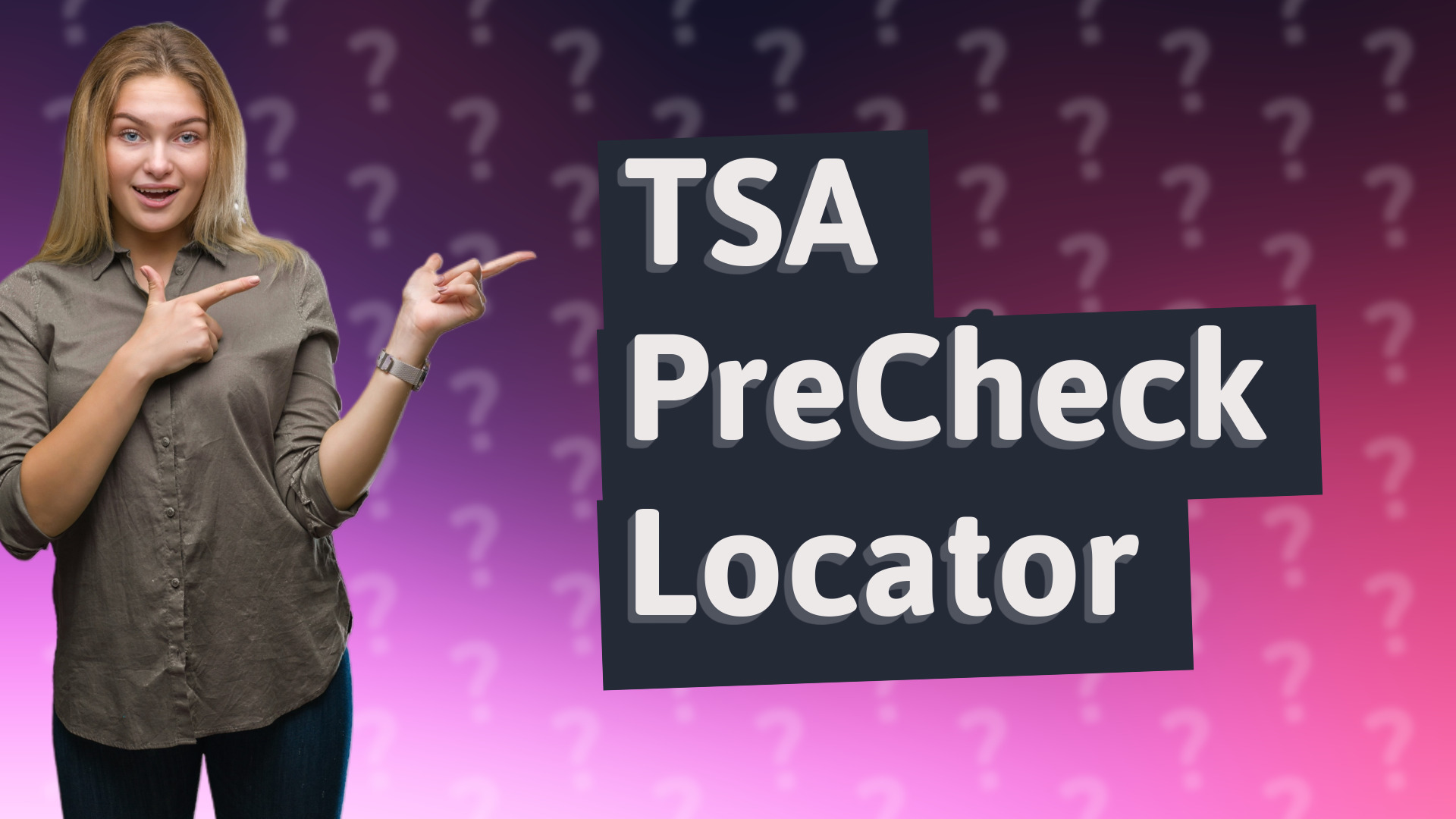 TSA PreCheck Locator