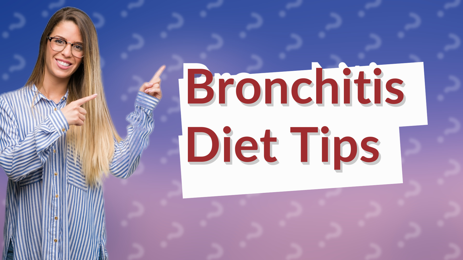 Bronchitis Diet Tips