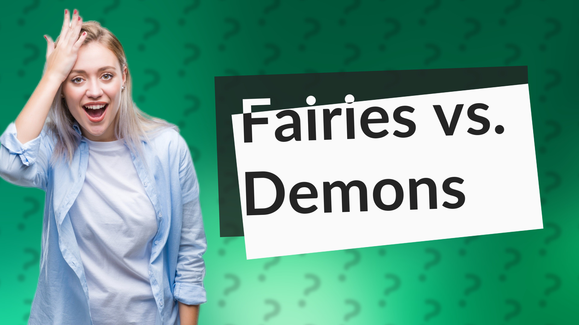 Fairies vs. Demons