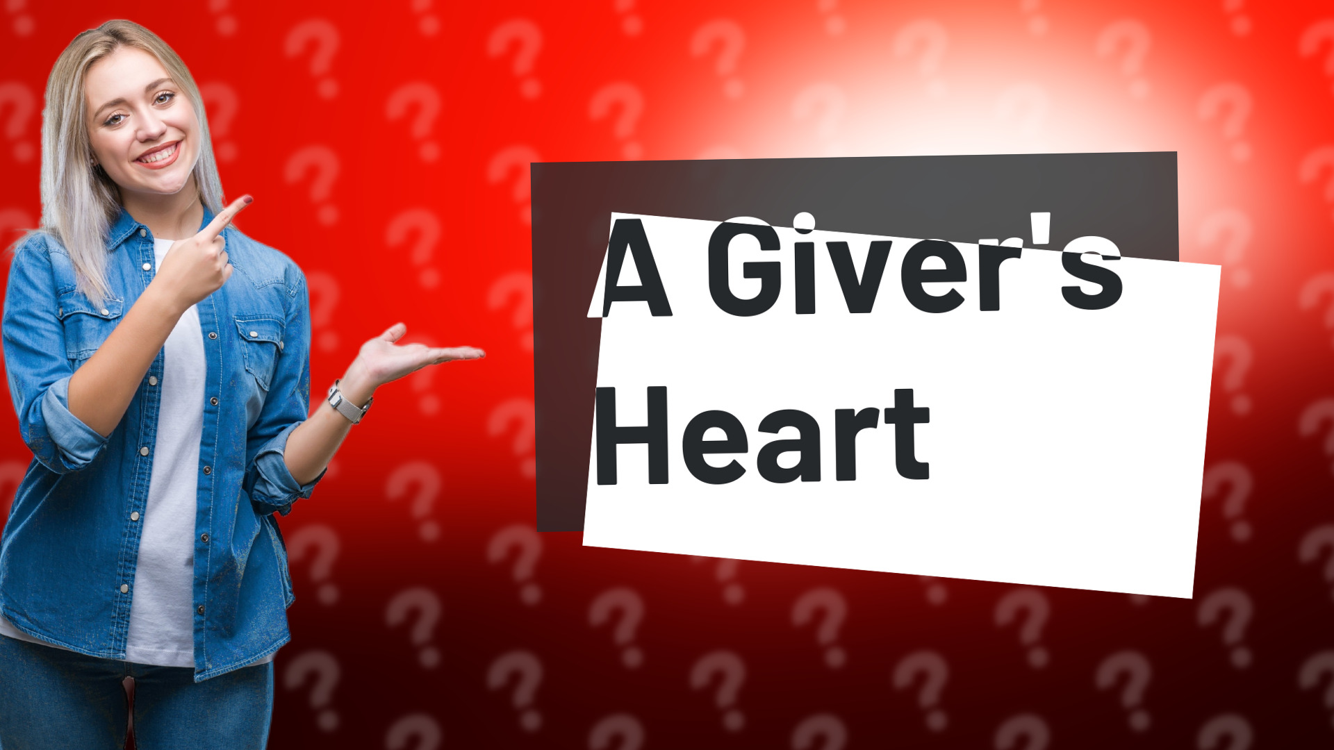 A Giver's Heart