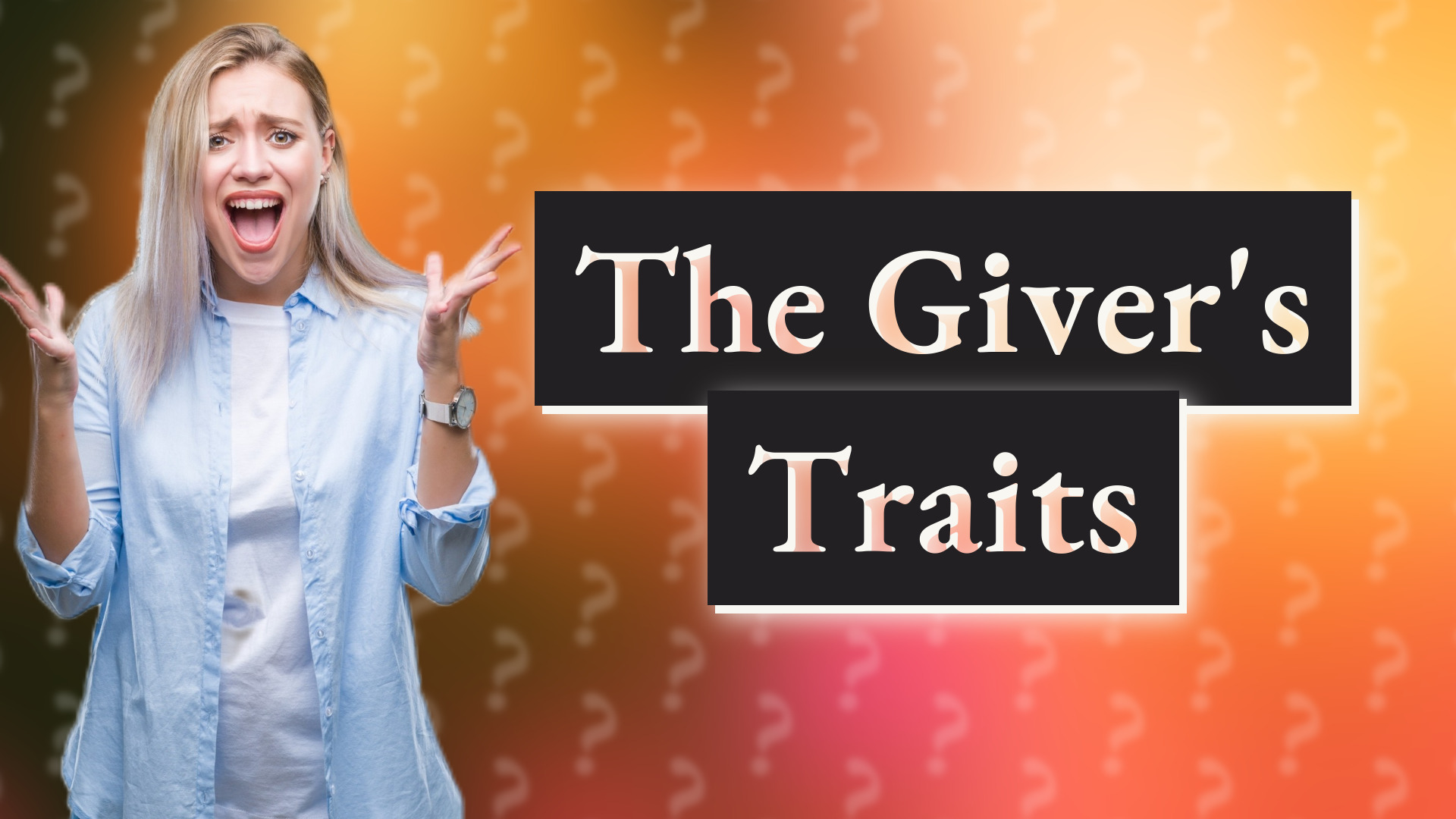 The Giver's Traits