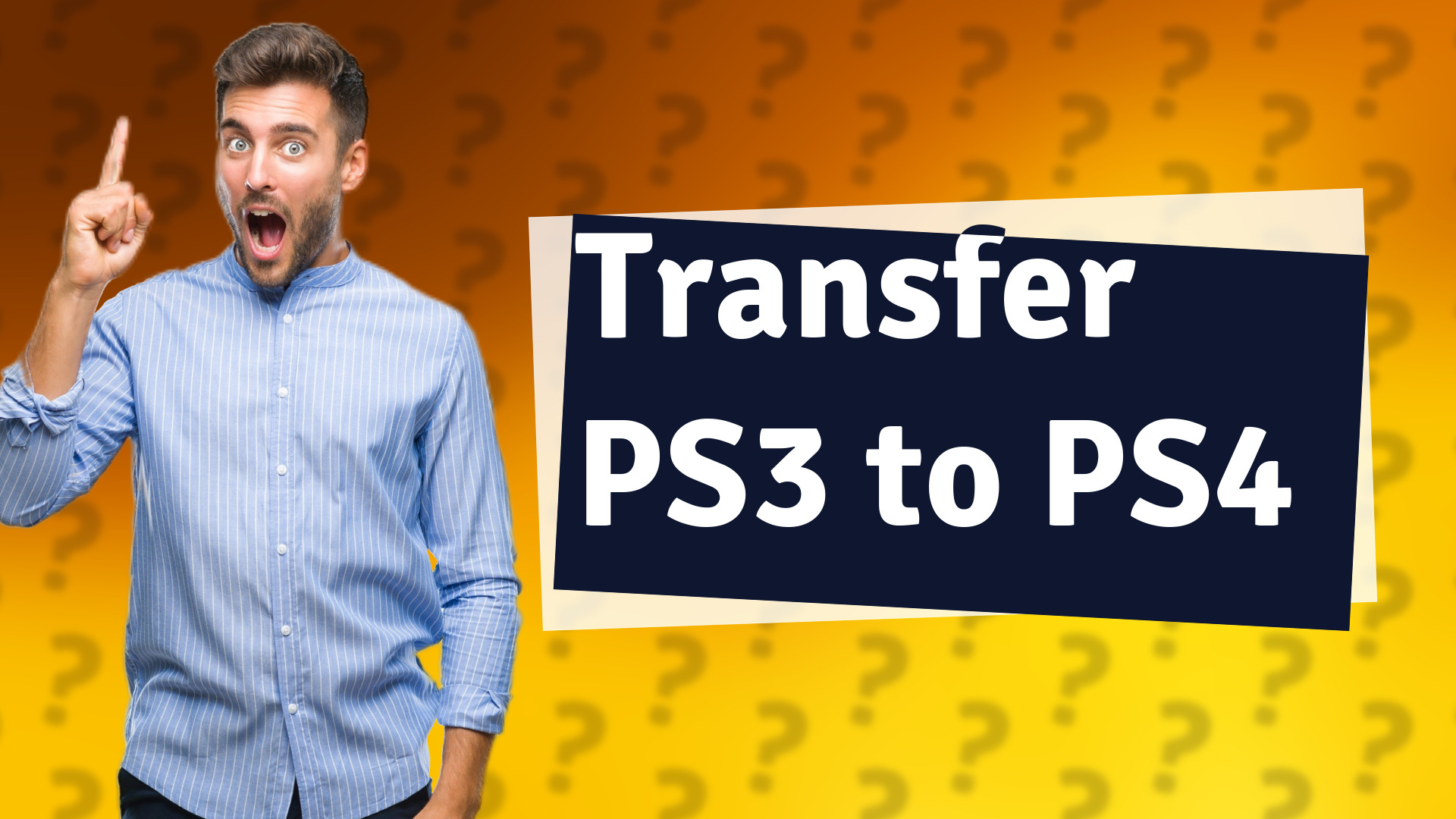 Transfer PS3 to PS4