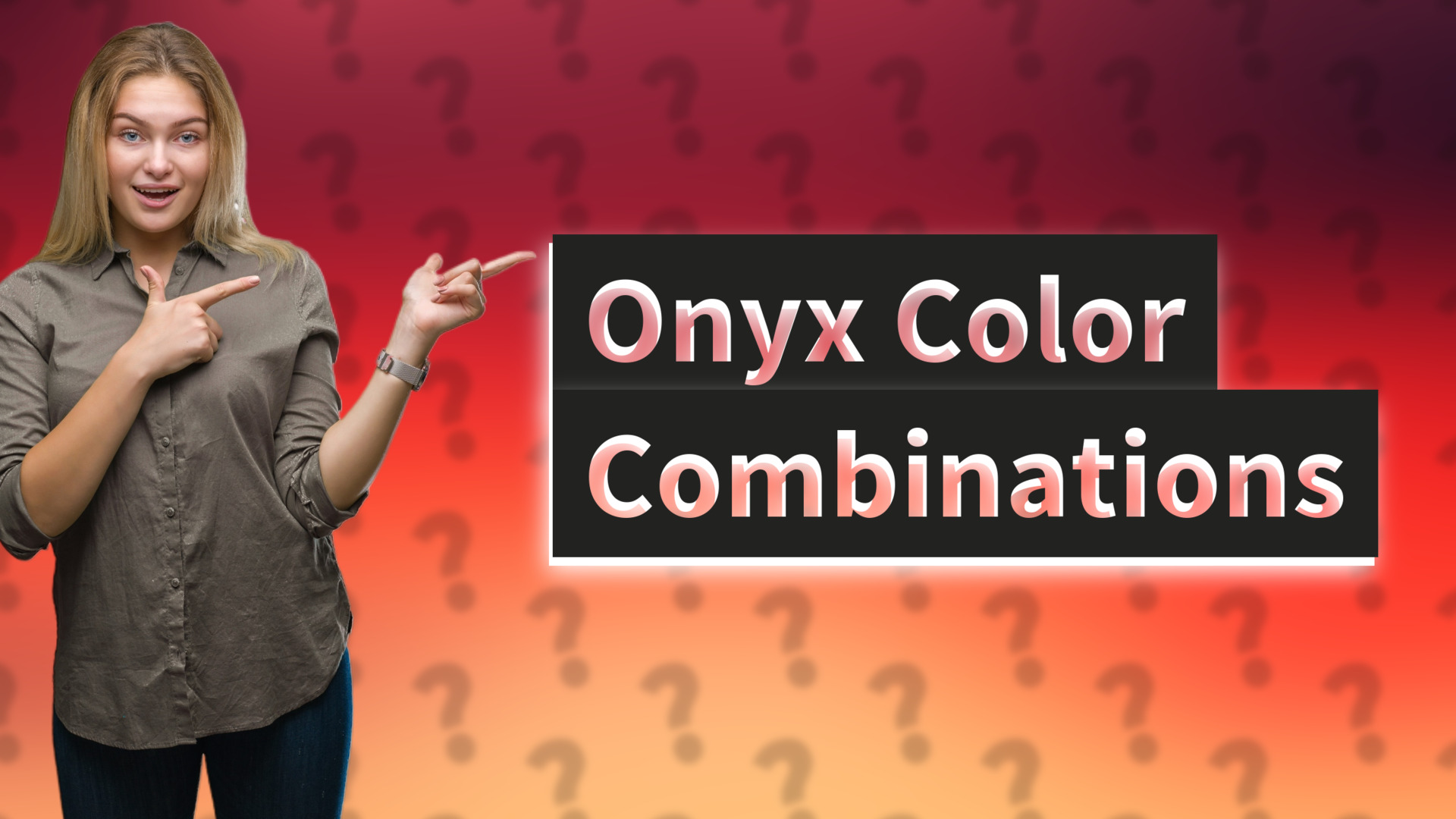 Onyx Color Combinations