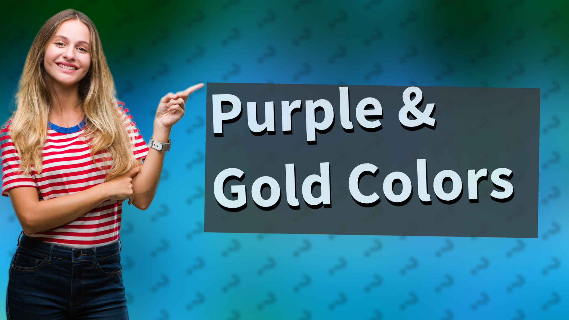 Purple & Gold Colors