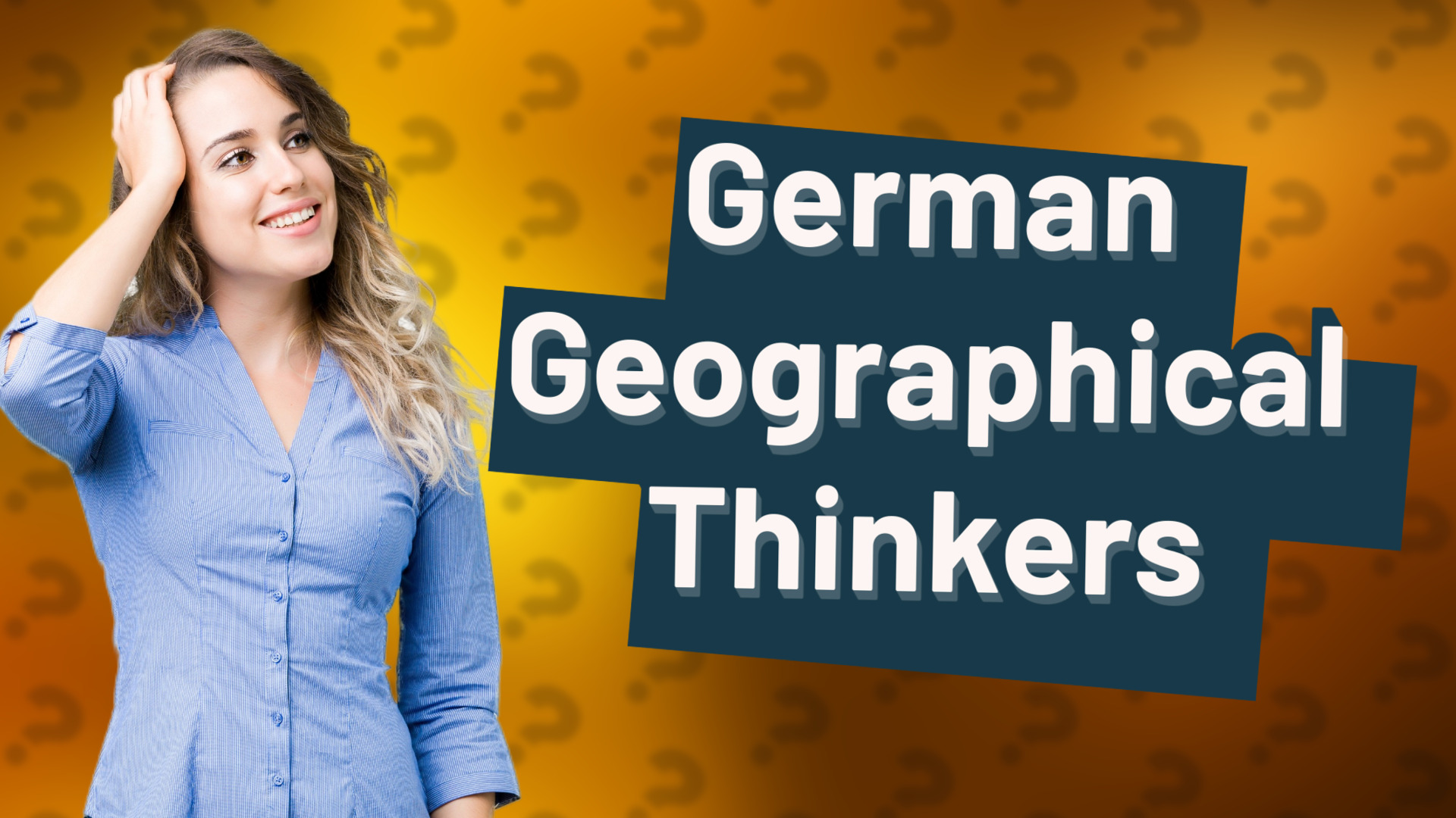 German Geographical Thinkers