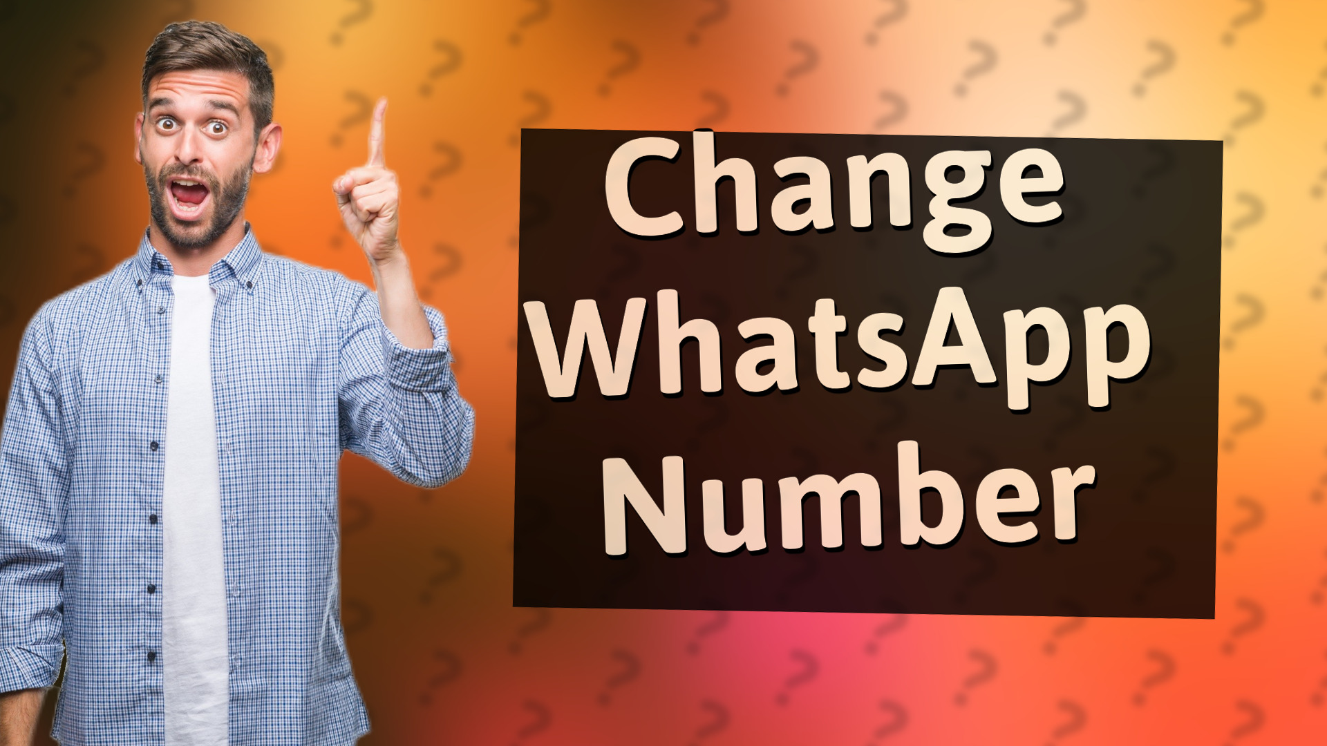 Change WhatsApp Number