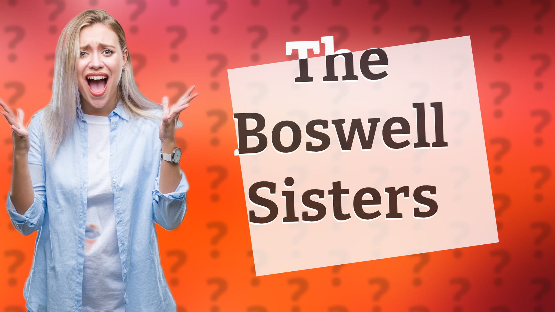 The Boswell Sisters