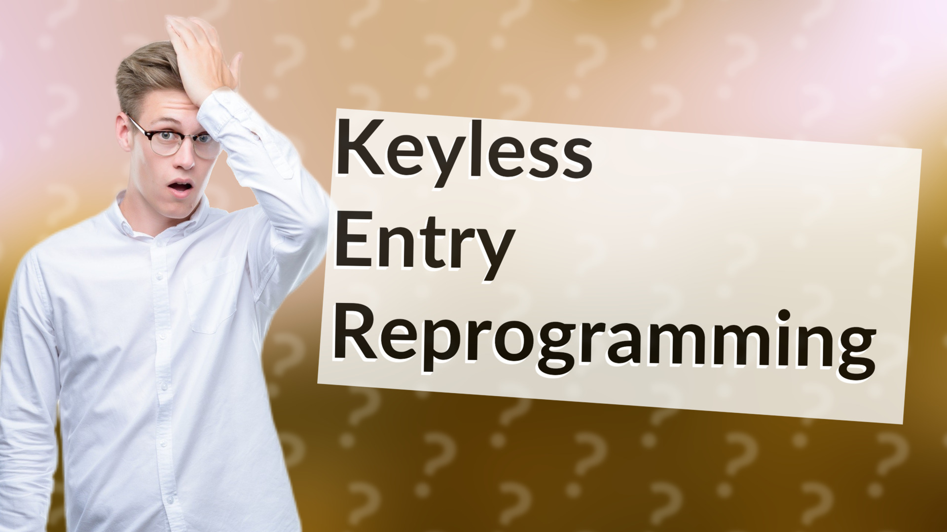 Keyless Entry Reprogramming