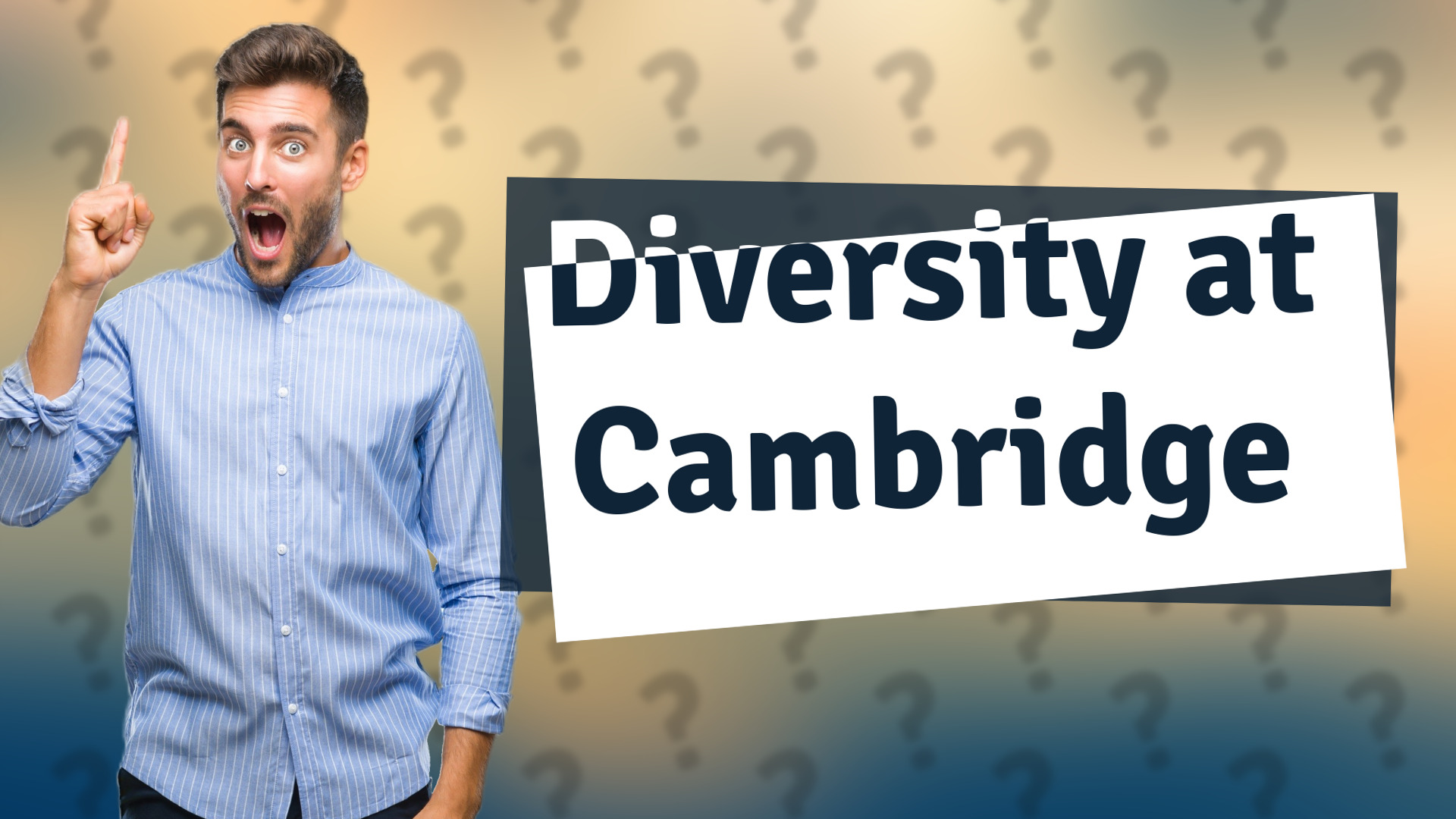 Diversity at Cambridge