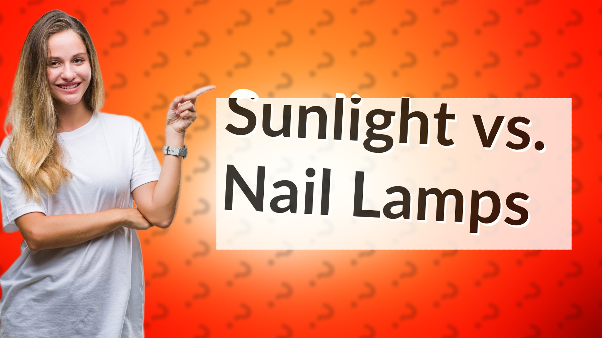 Sunlight vs. Nail Lamps