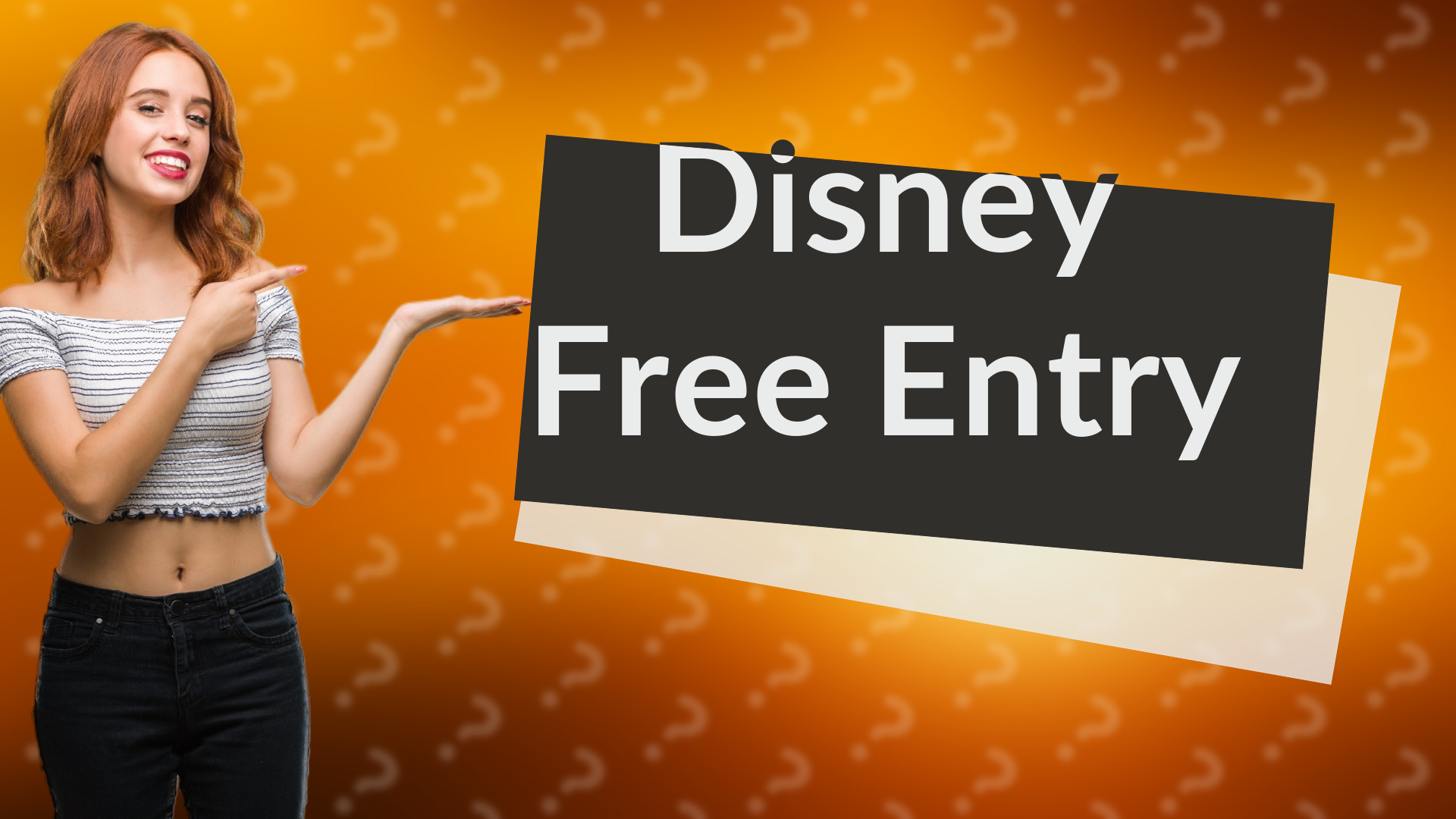 Disney Free Entry