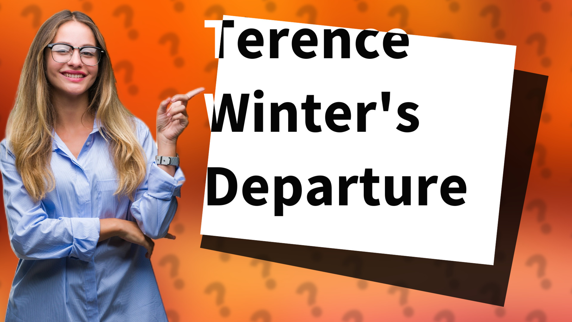 Terence Winter's Departure