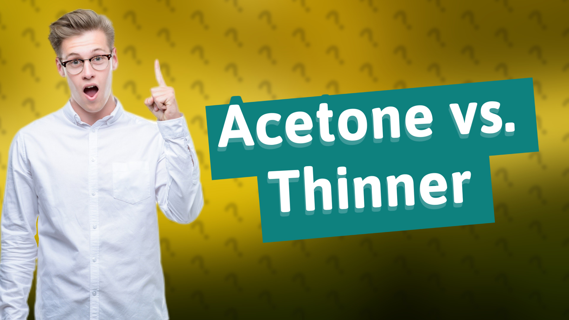 Acetone vs. Thinner