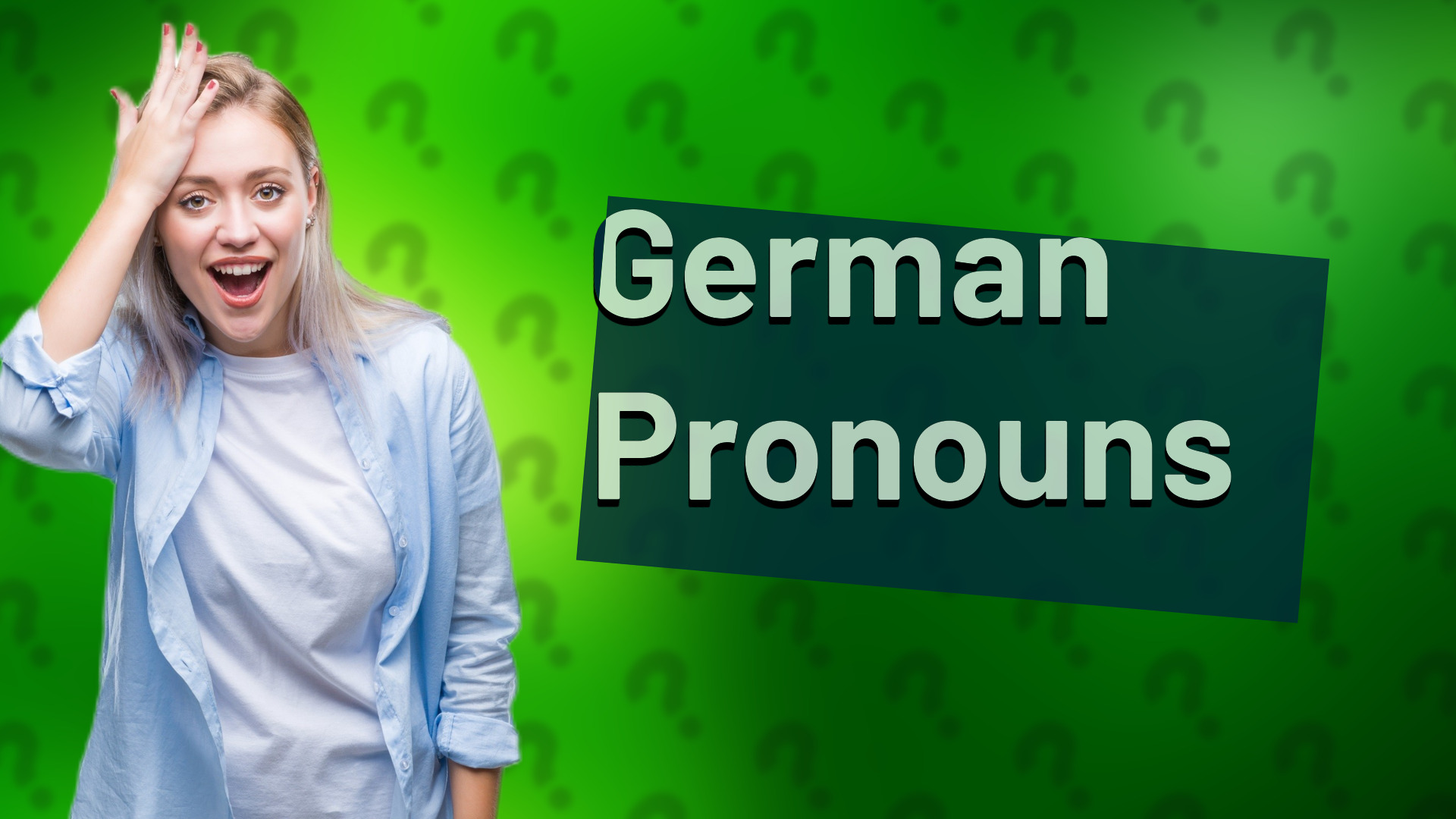 German Pronouns