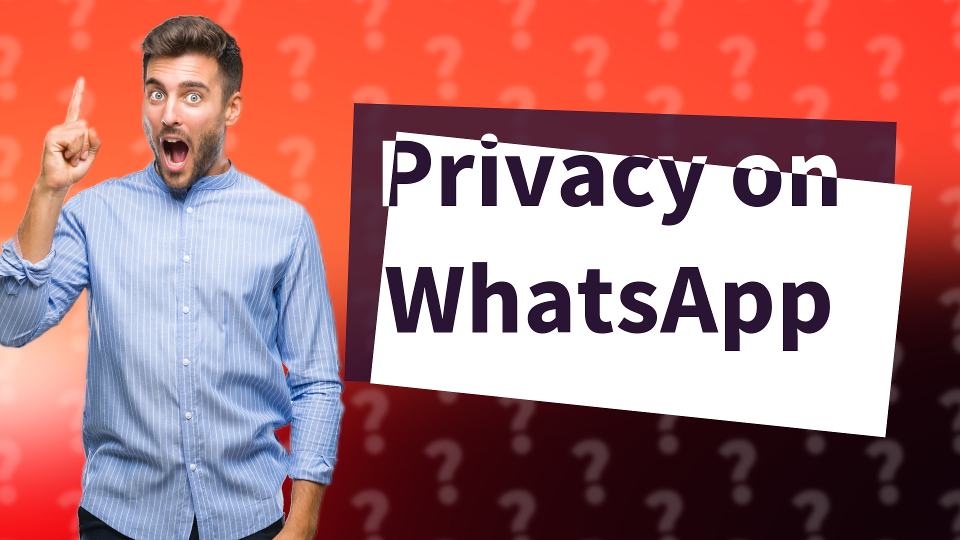 Privacy on WhatsApp