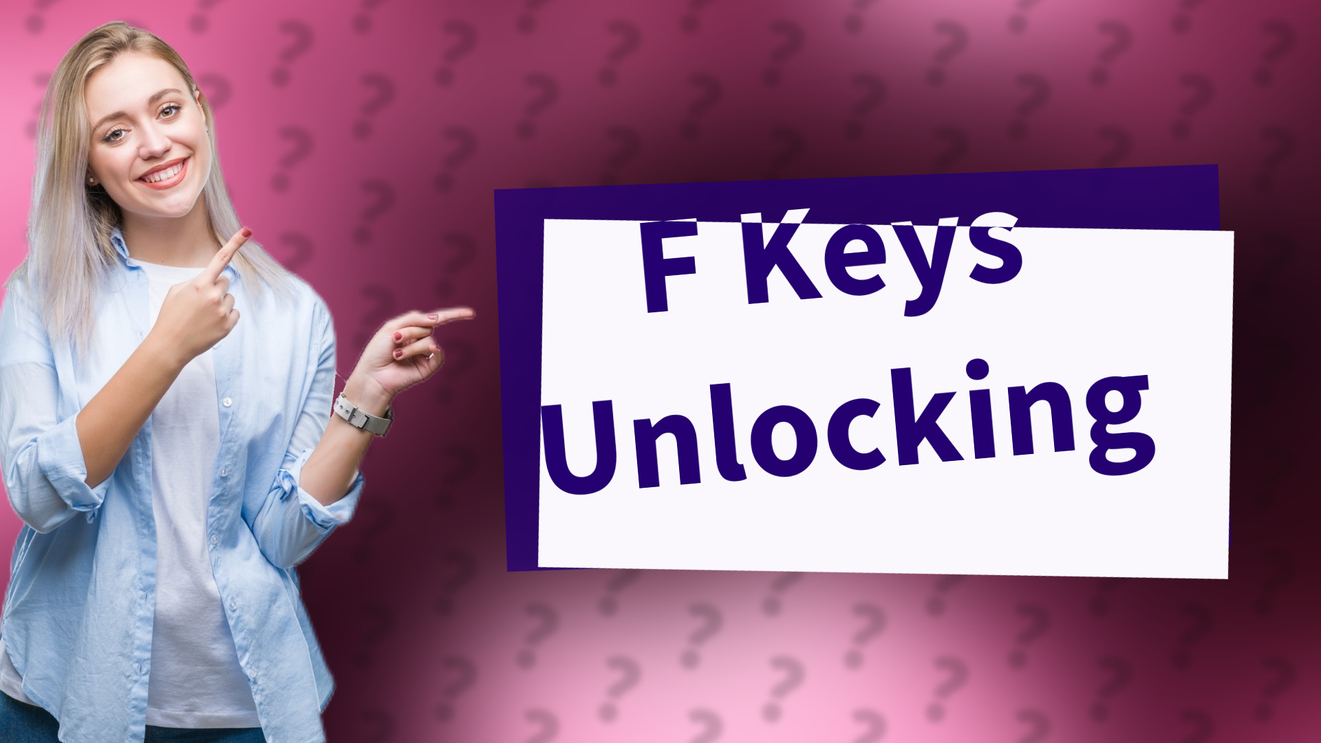 F Keys Unlocking