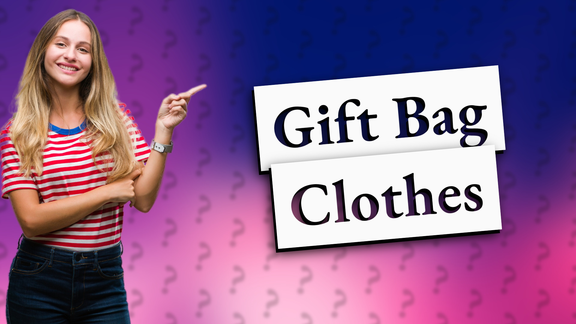 Gift Bag Clothes
