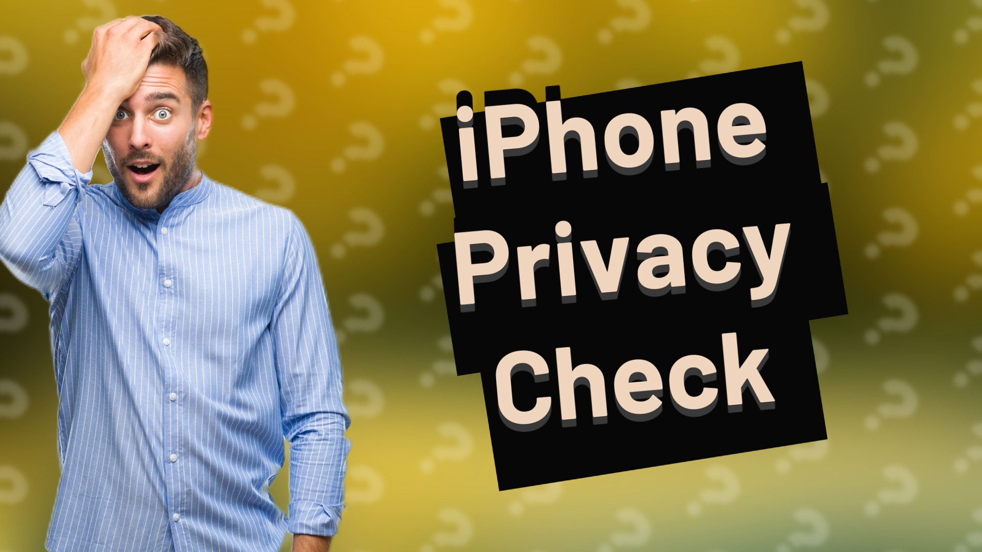 iPhone Privacy Check