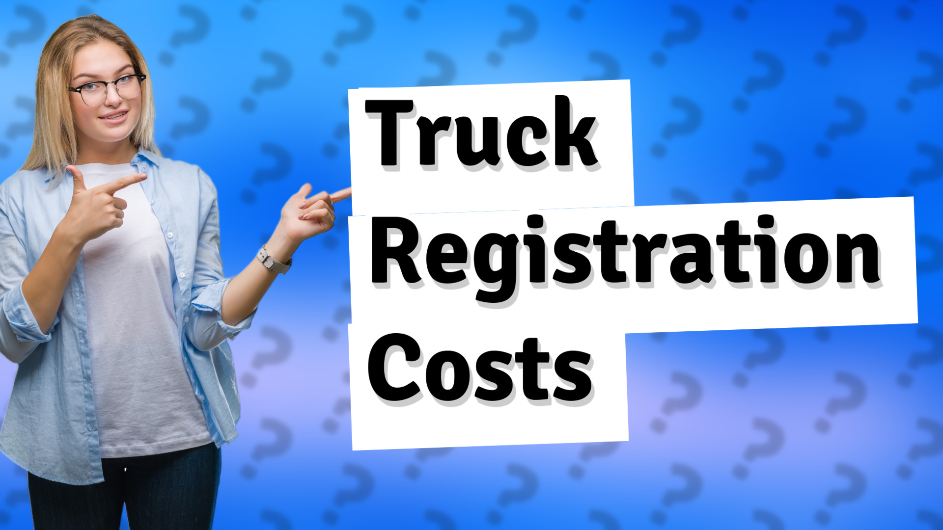 Truck Registration Costs