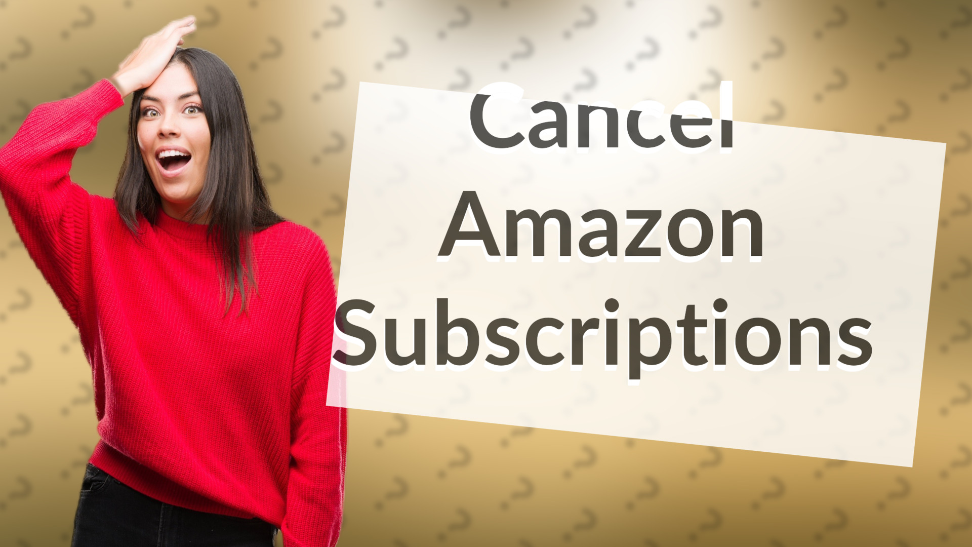 Cancel Amazon Subscriptions