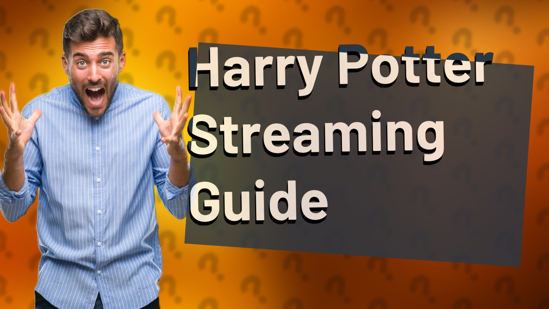 Harry Potter Streaming Guide