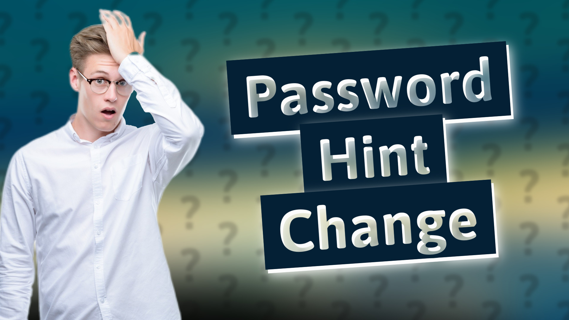 Password Hint Change