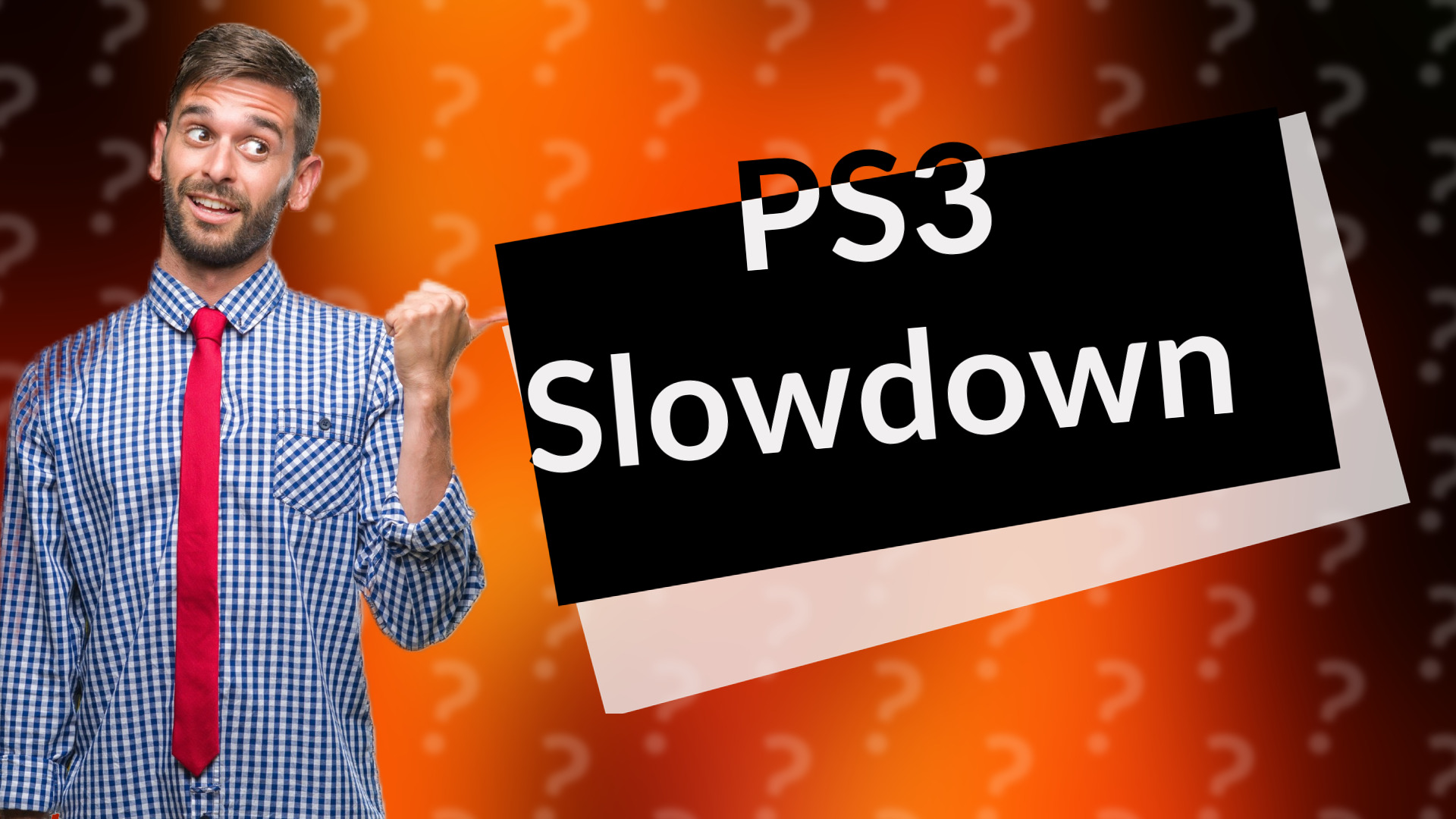 PS3 Slowdown