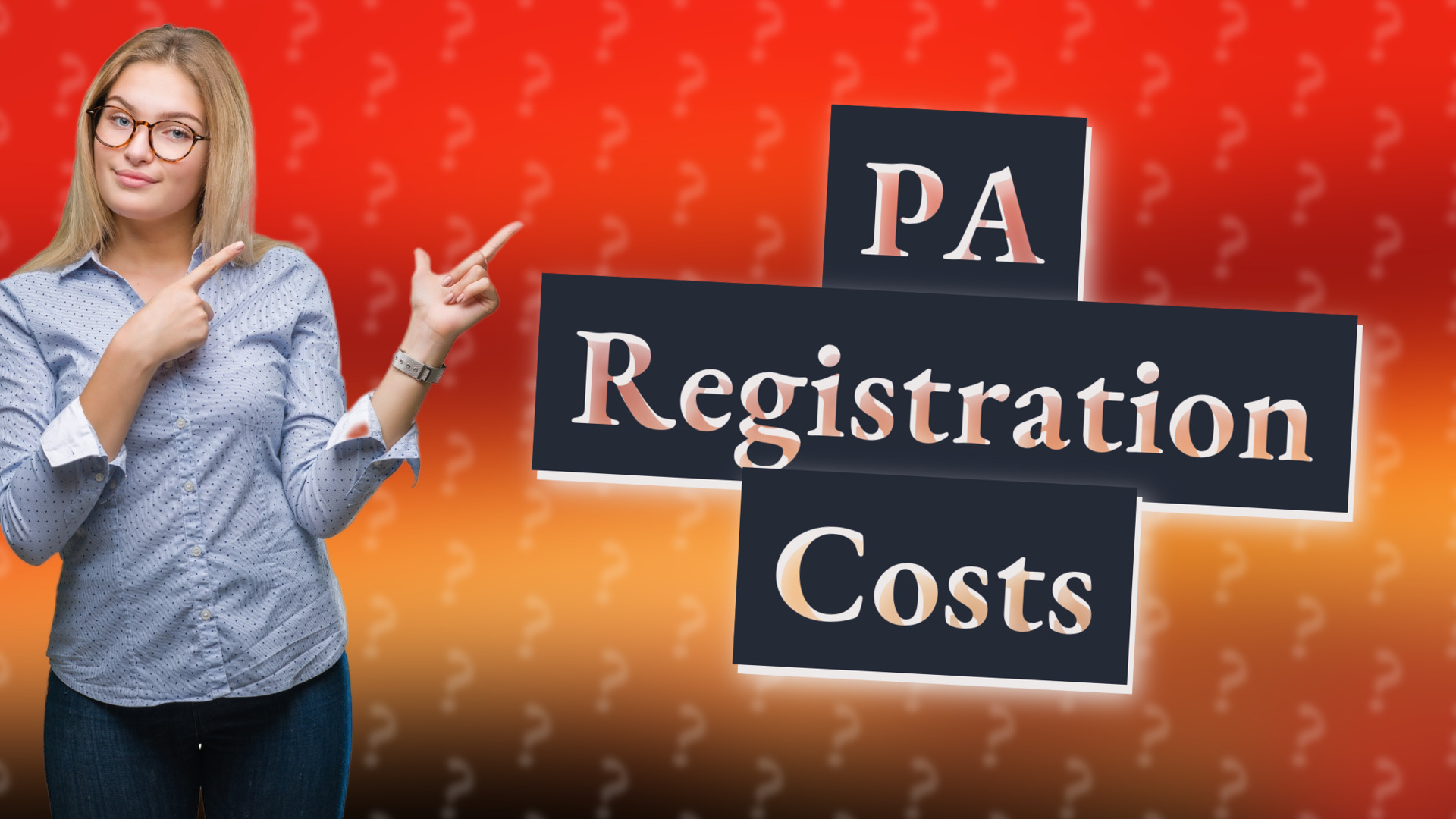 PA Registration Costs