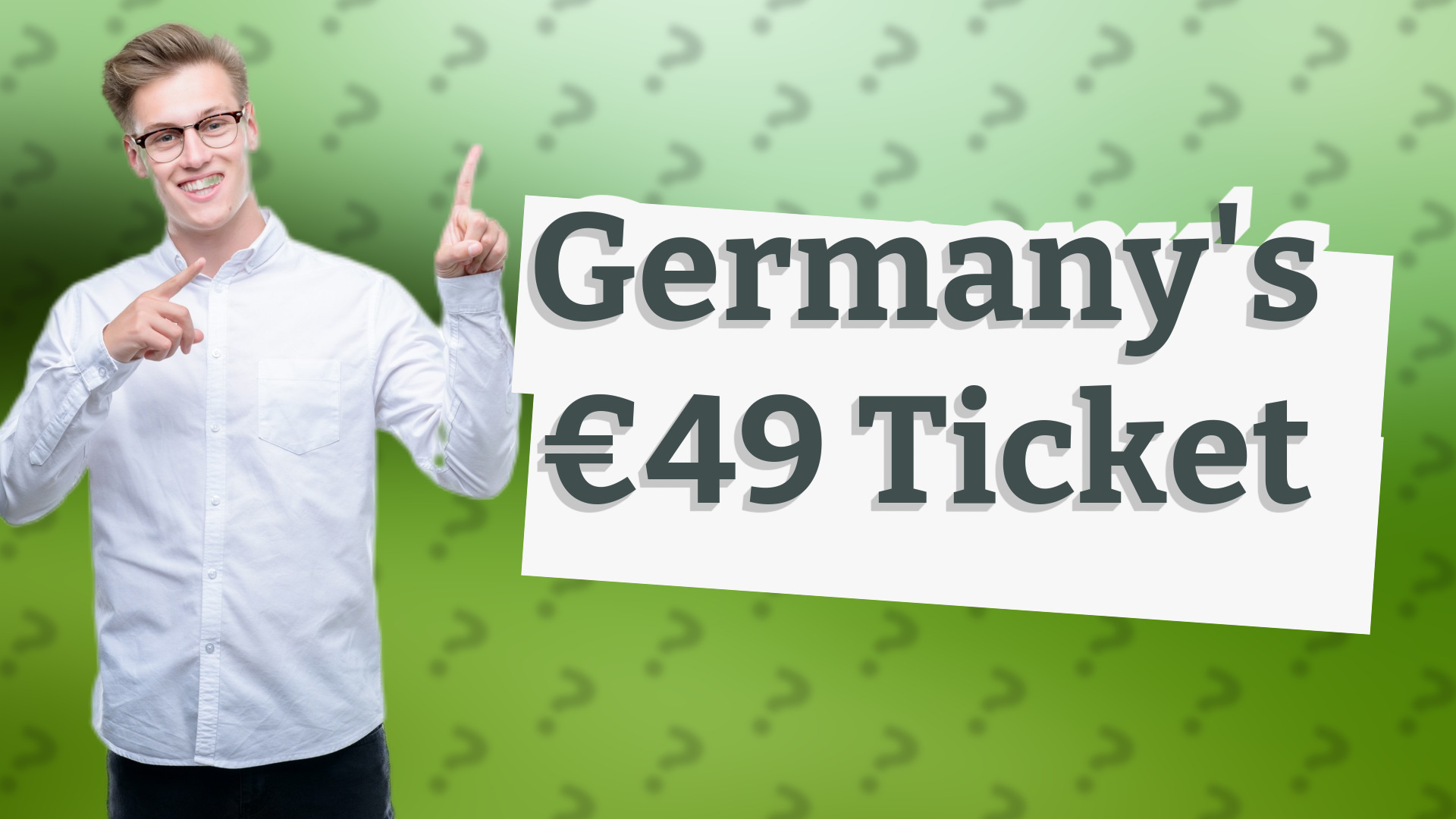 Germany's €49 Ticket