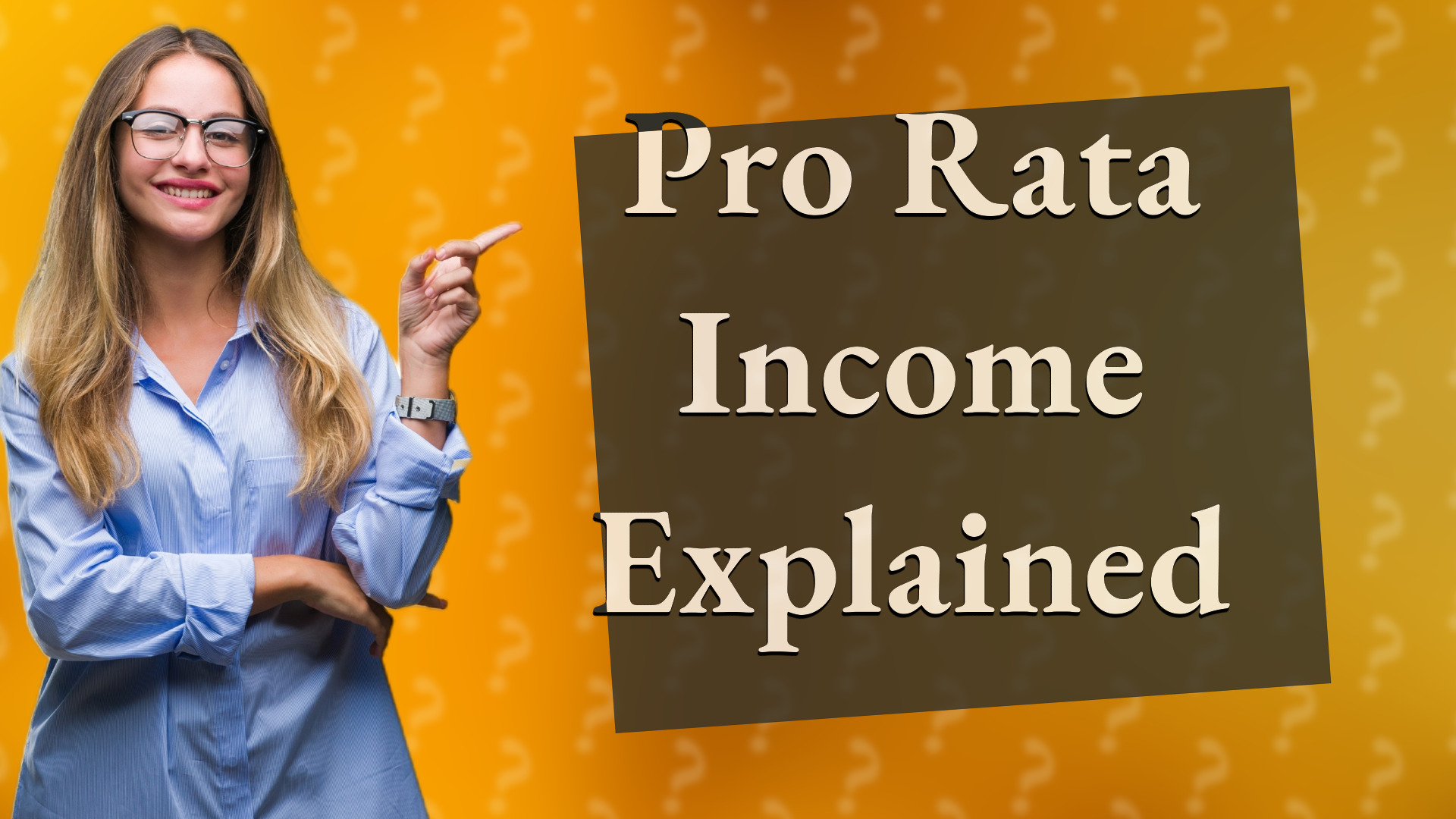 Pro Rata Income Explained