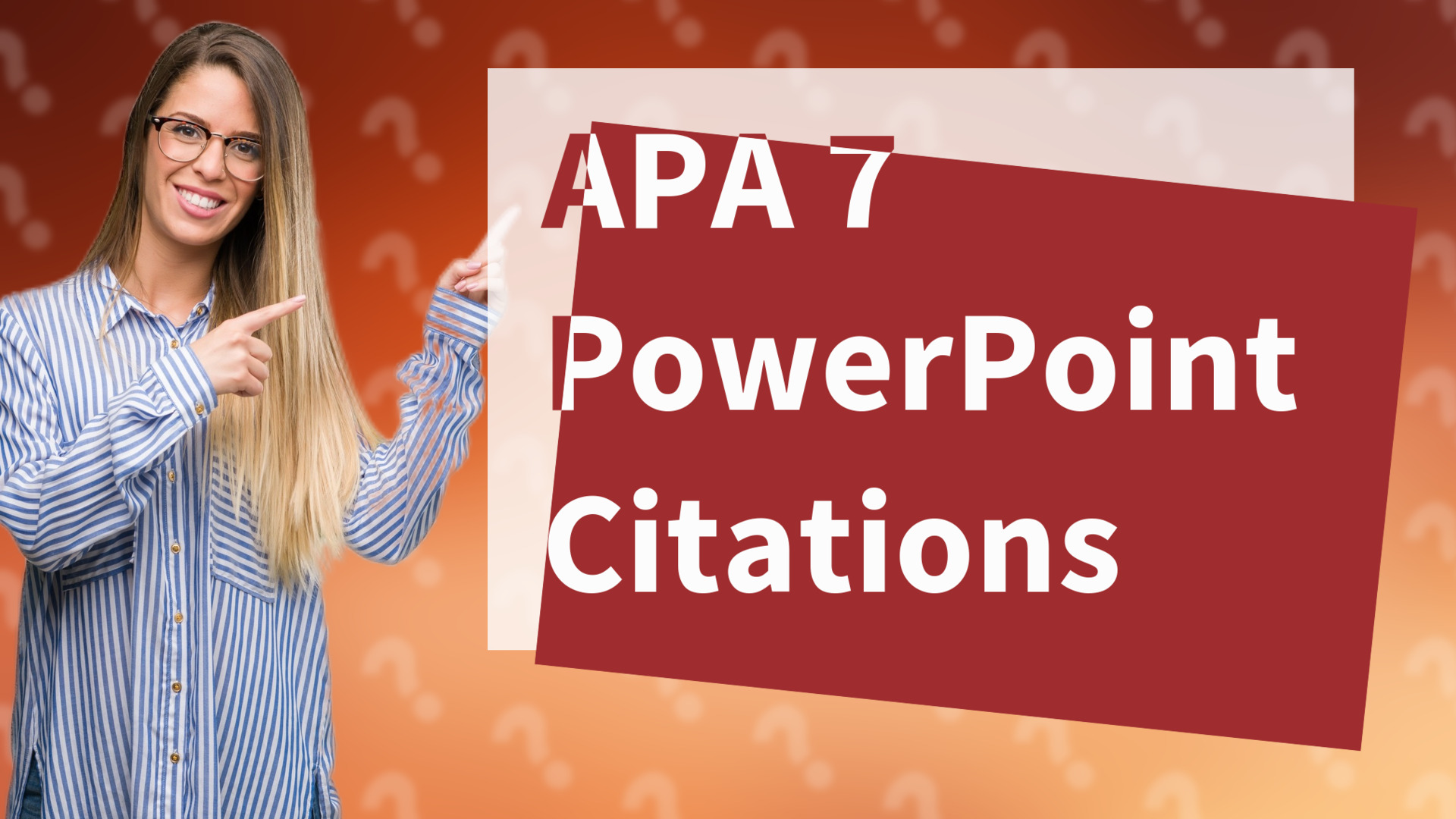 APA 7 PowerPoint Citations