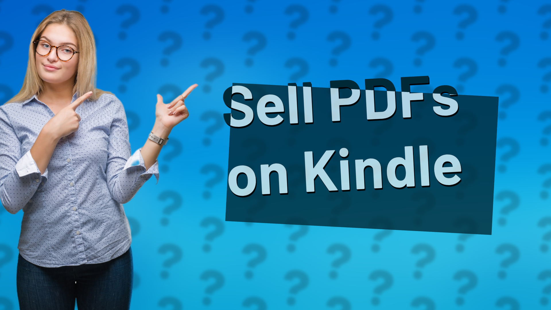 Sell PDFs on Kindle