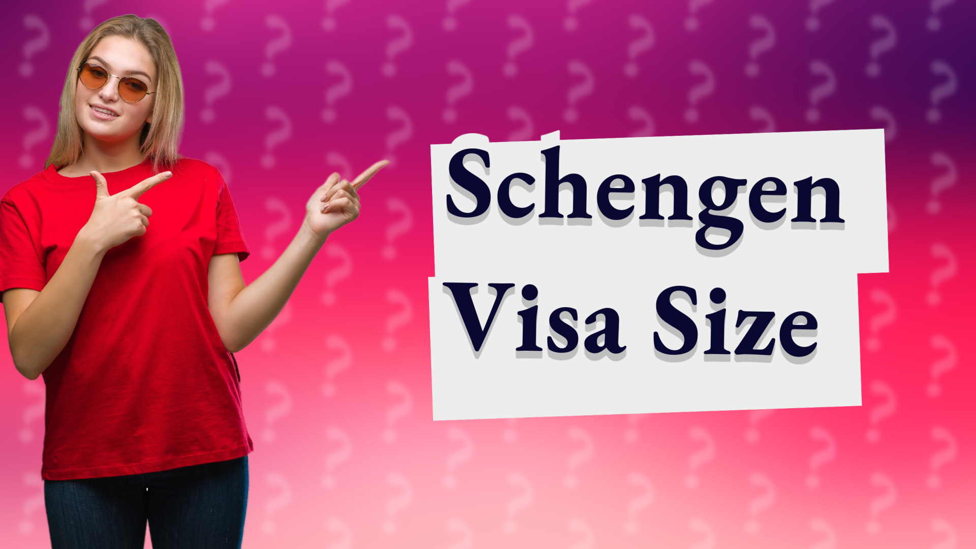 Schengen Visa Size