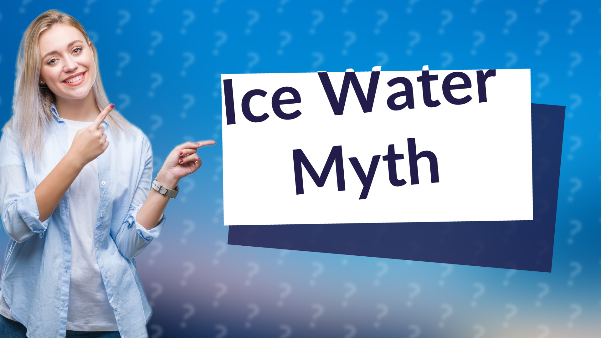 Ice Water Myth