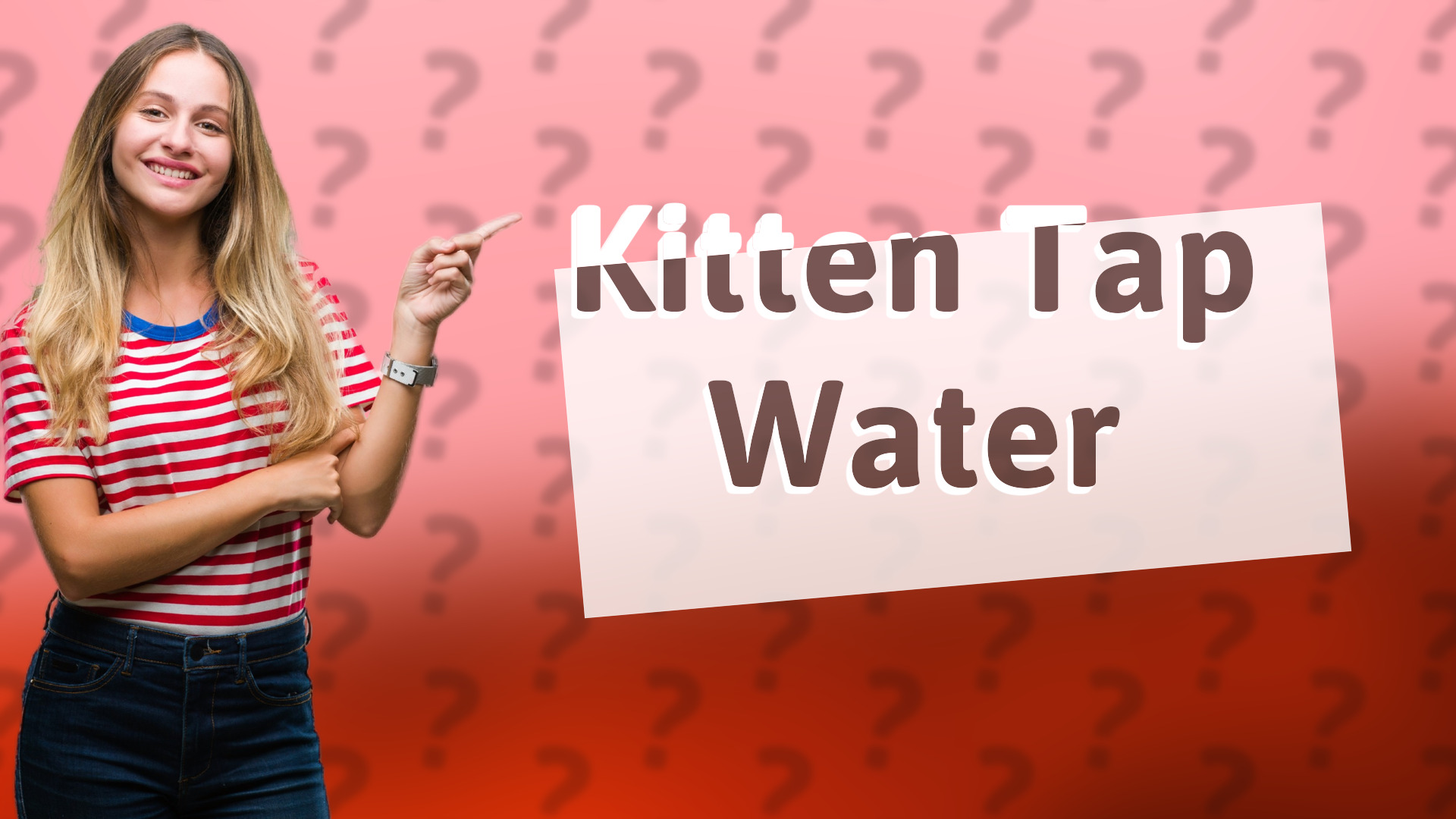 Kitten Tap Water
