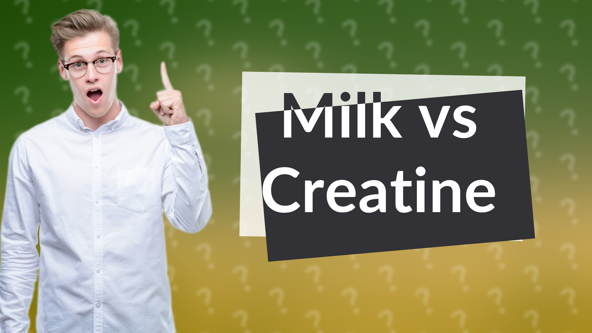 Milk vs Creatine