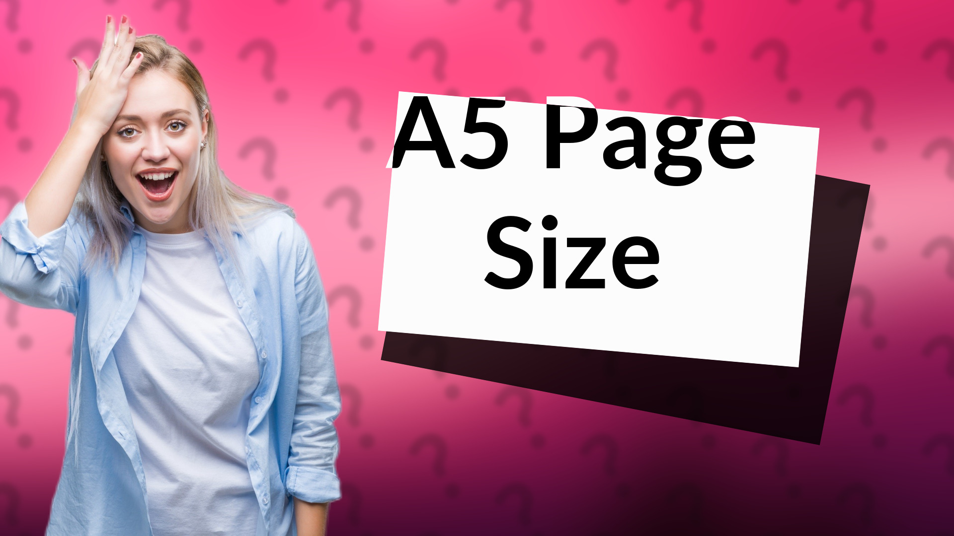 A5 Page Size
