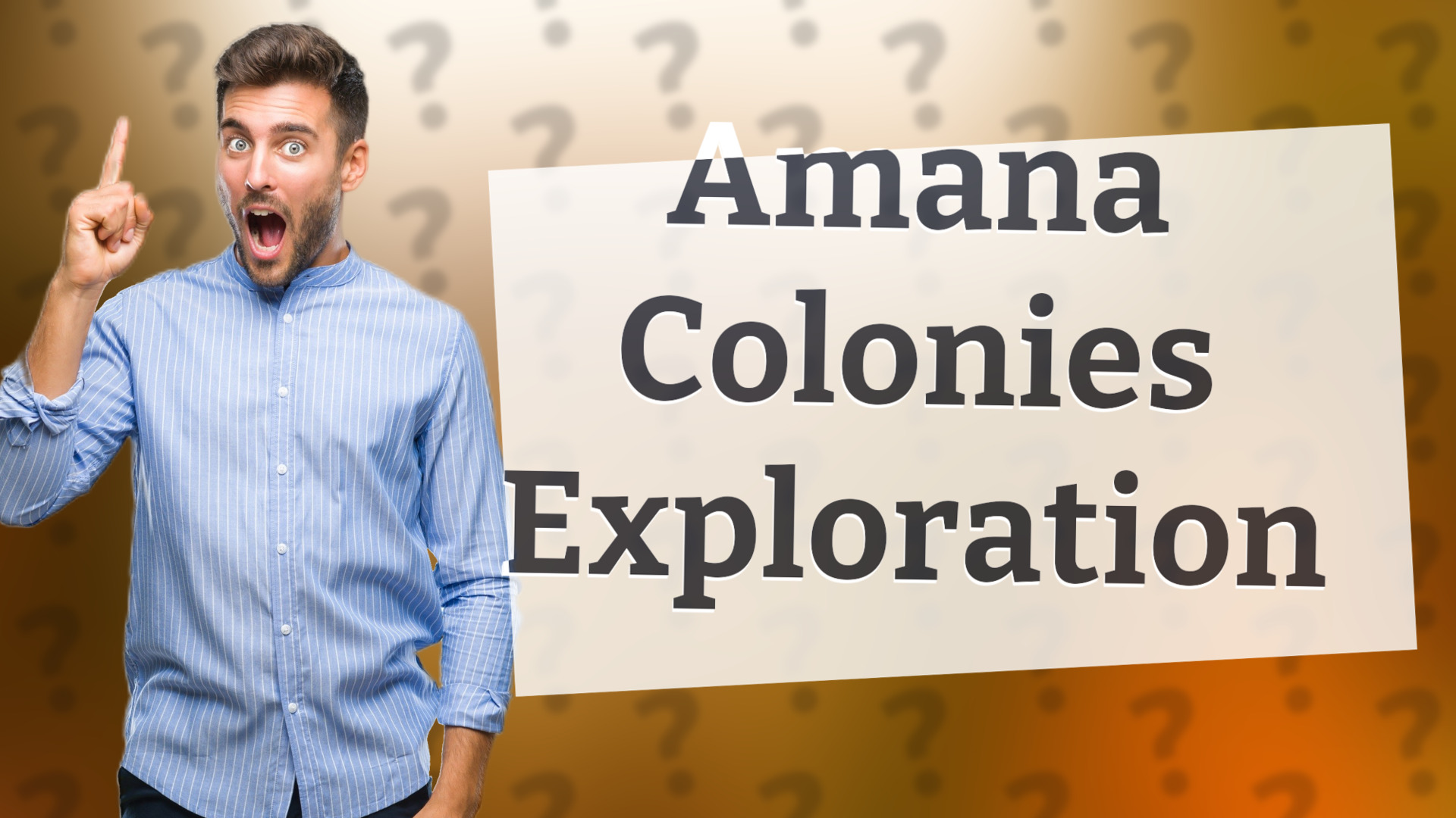 Amana Colonies Exploration