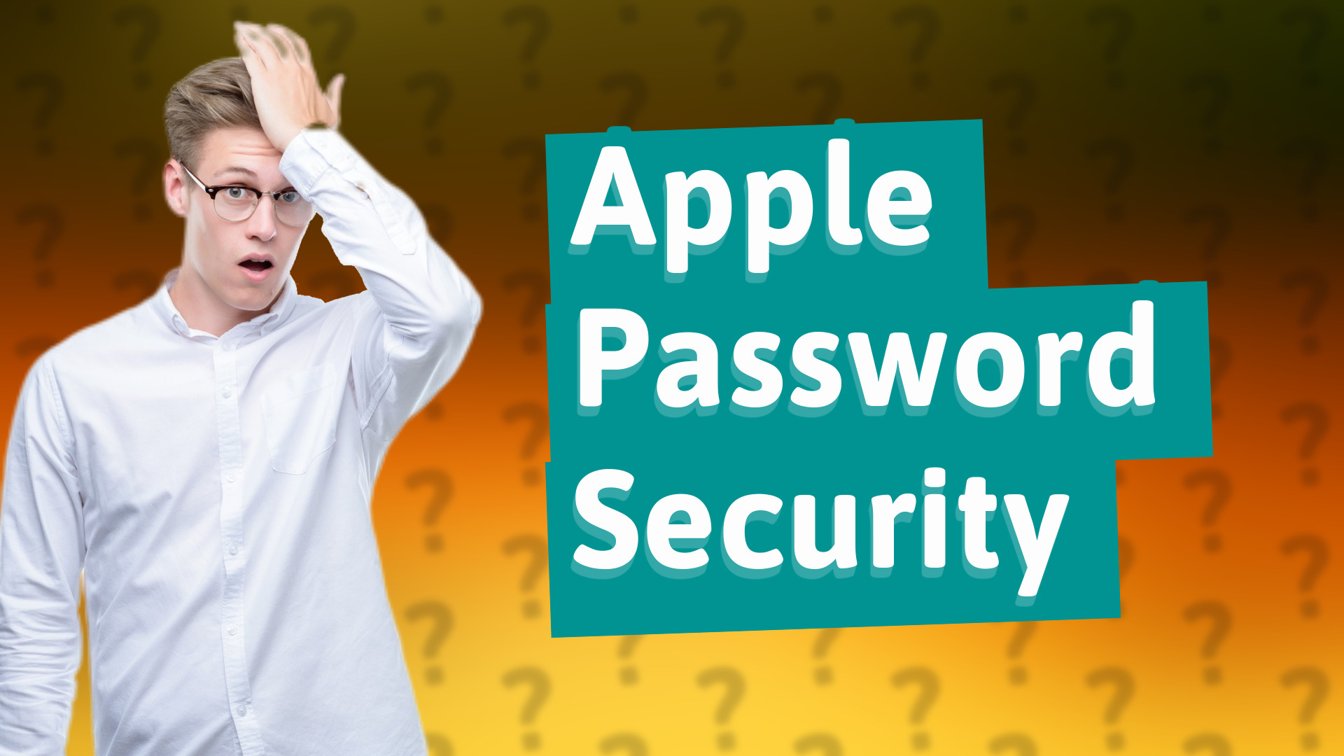 Apple Password Security