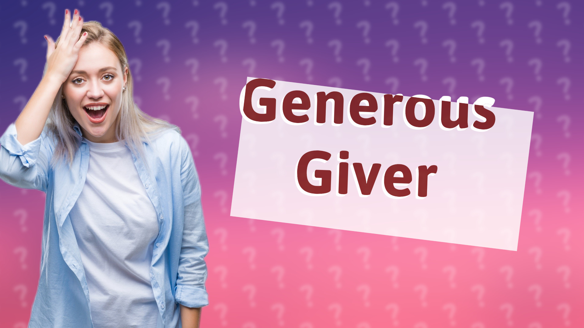 Generous Giver