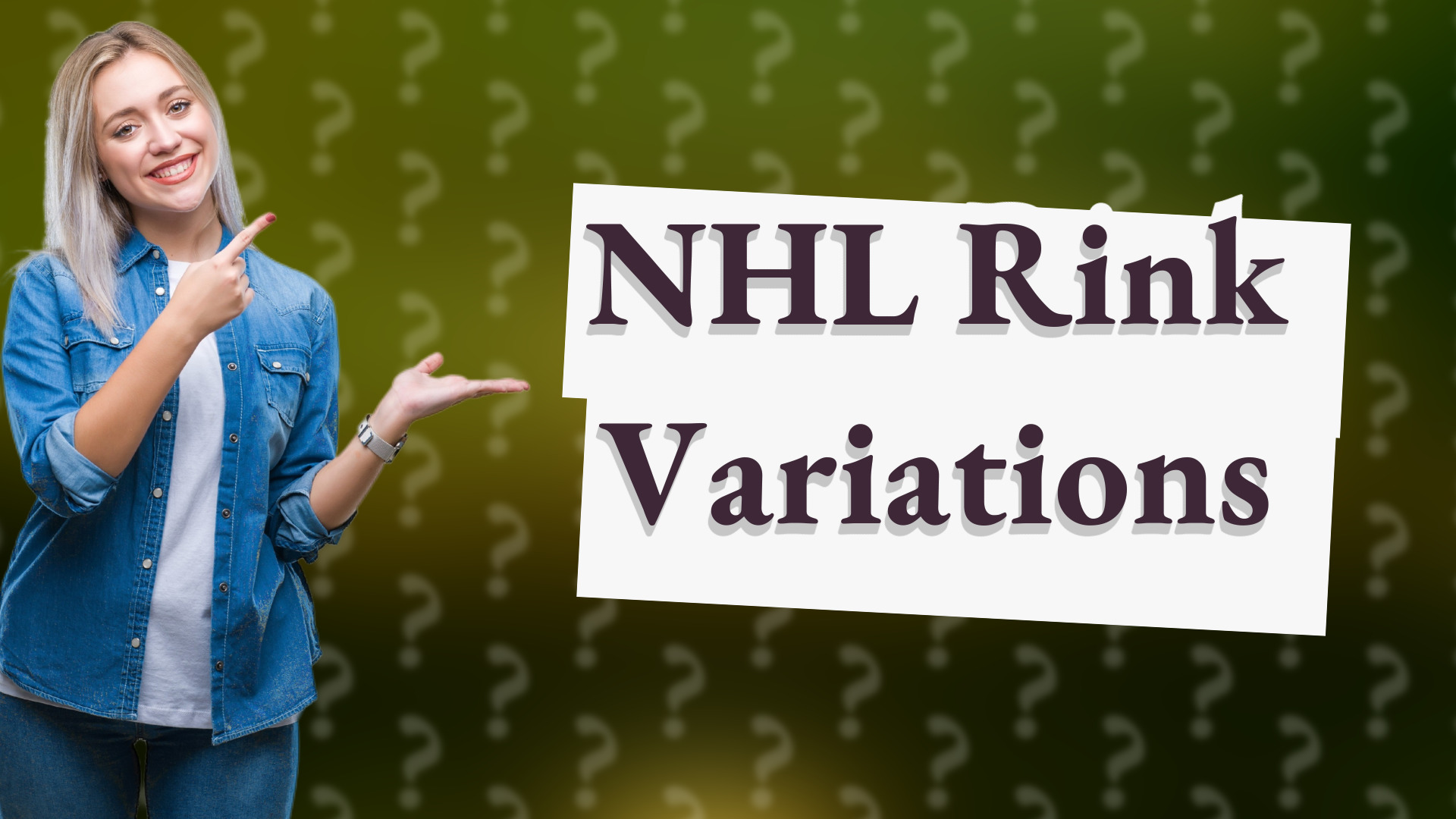 NHL Rink Variations