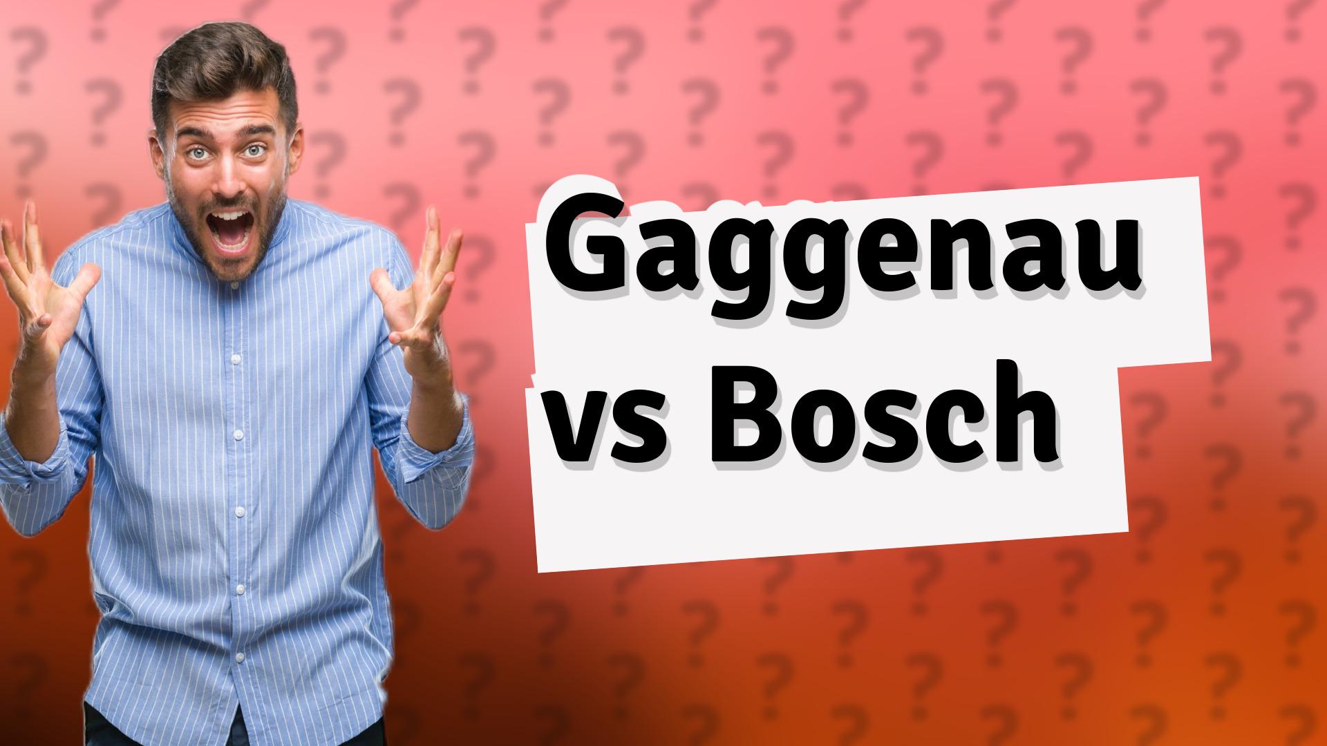 Gaggenau vs Bosch