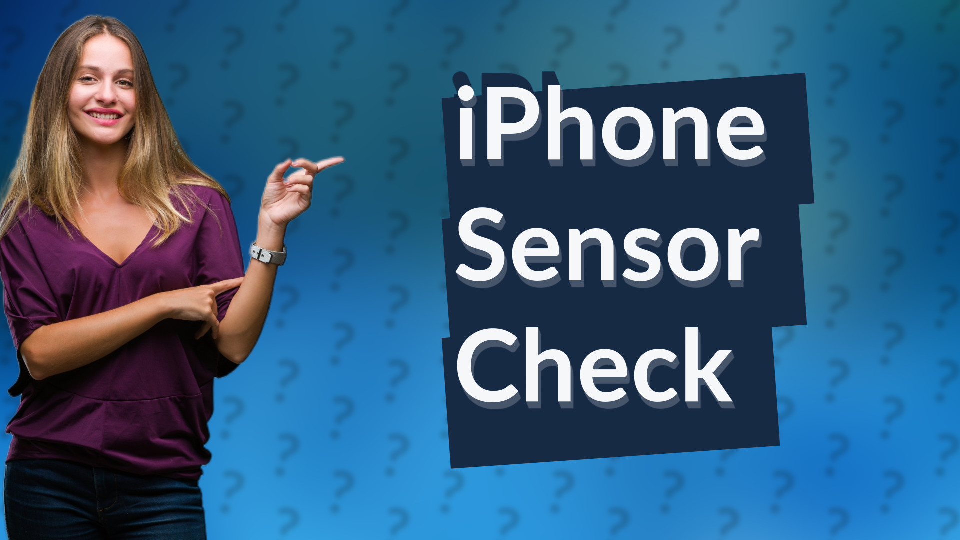 iPhone Sensor Check