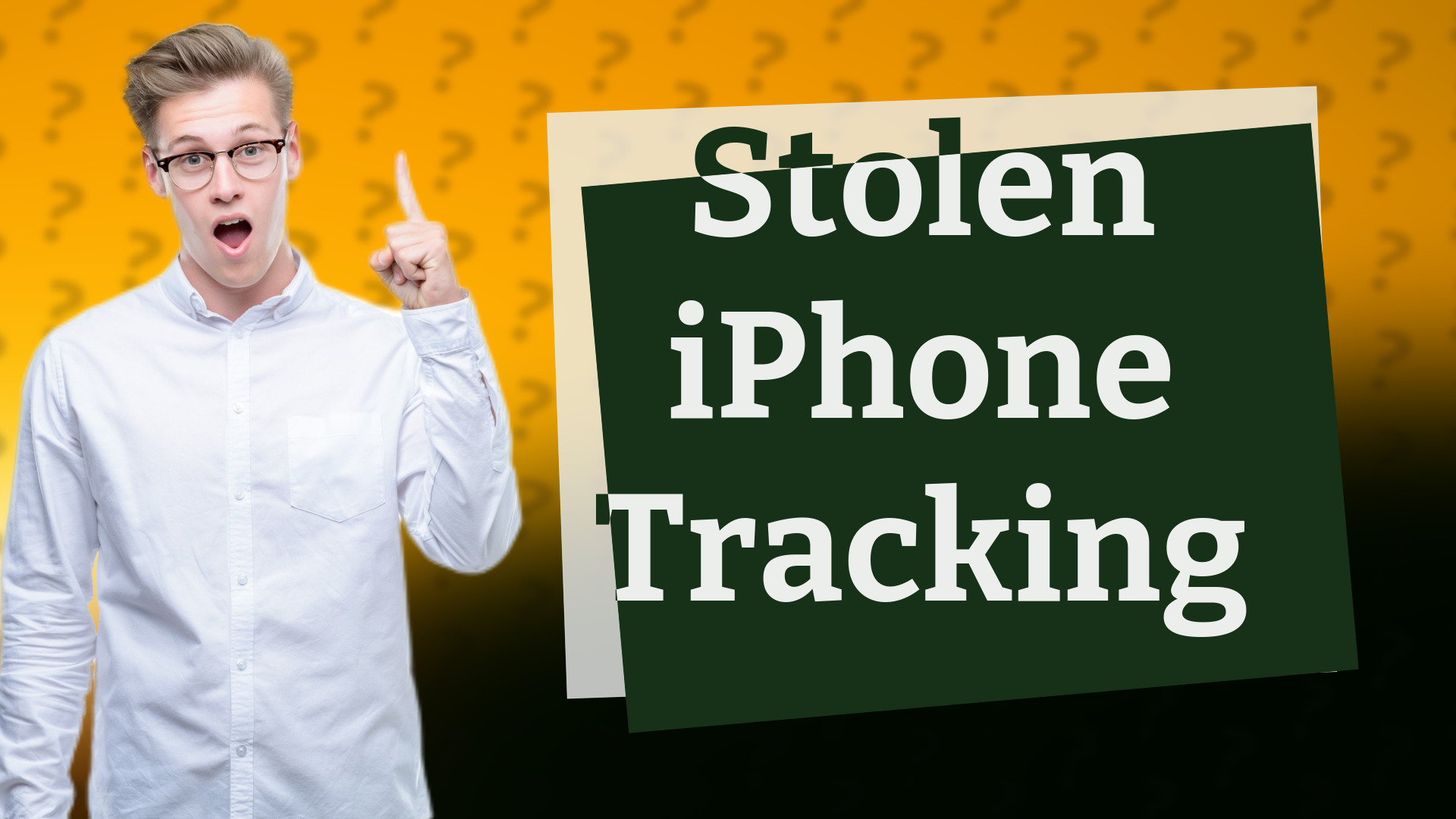 Stolen iPhone Tracking