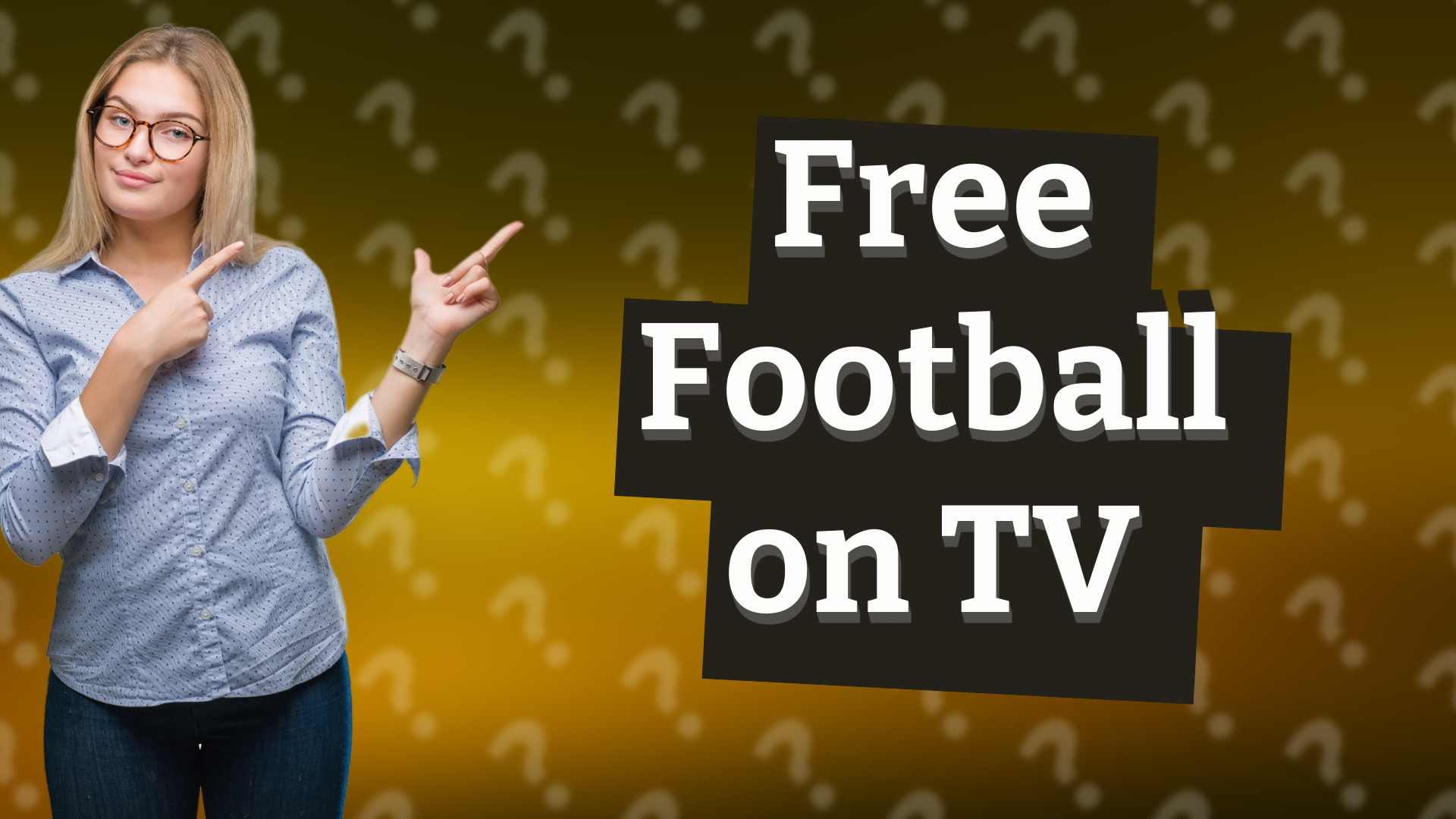 Free Football on TV