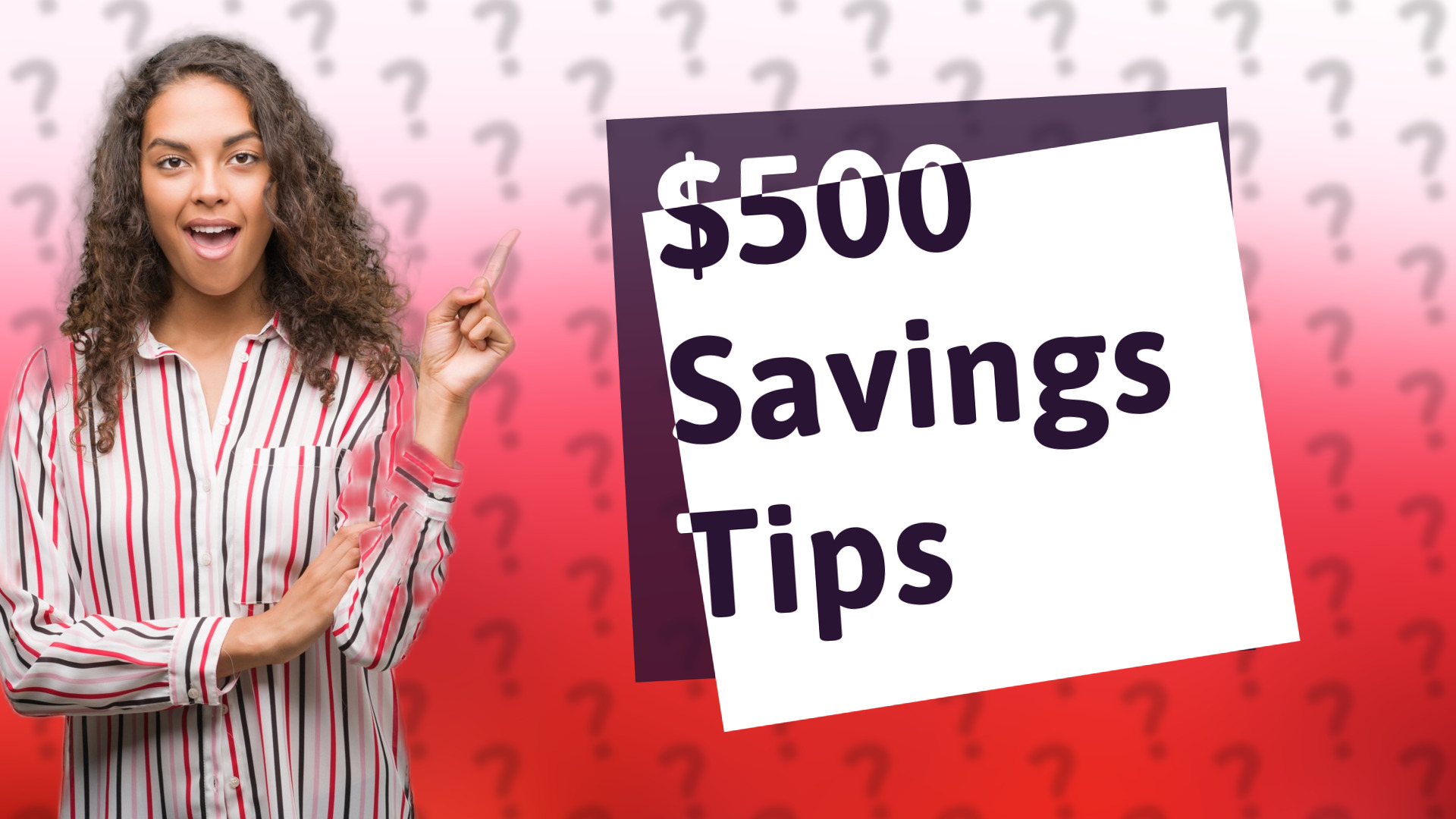 $500 Savings Tips