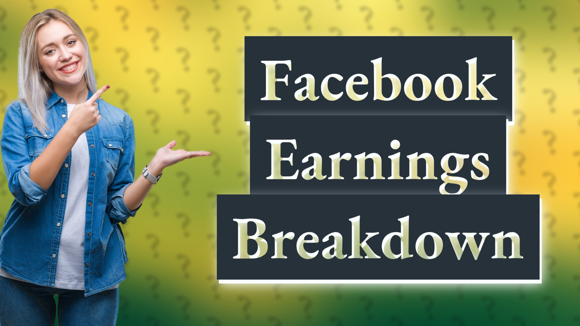 Facebook Earnings Breakdown
