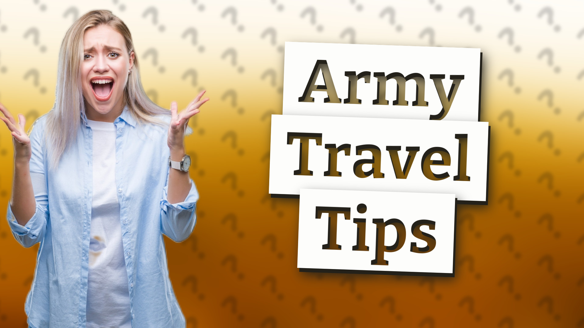 Army Travel Tips