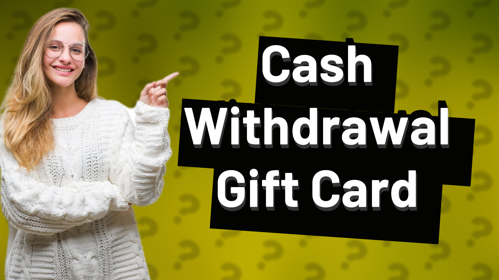 Cash Withdrawal Gift Card